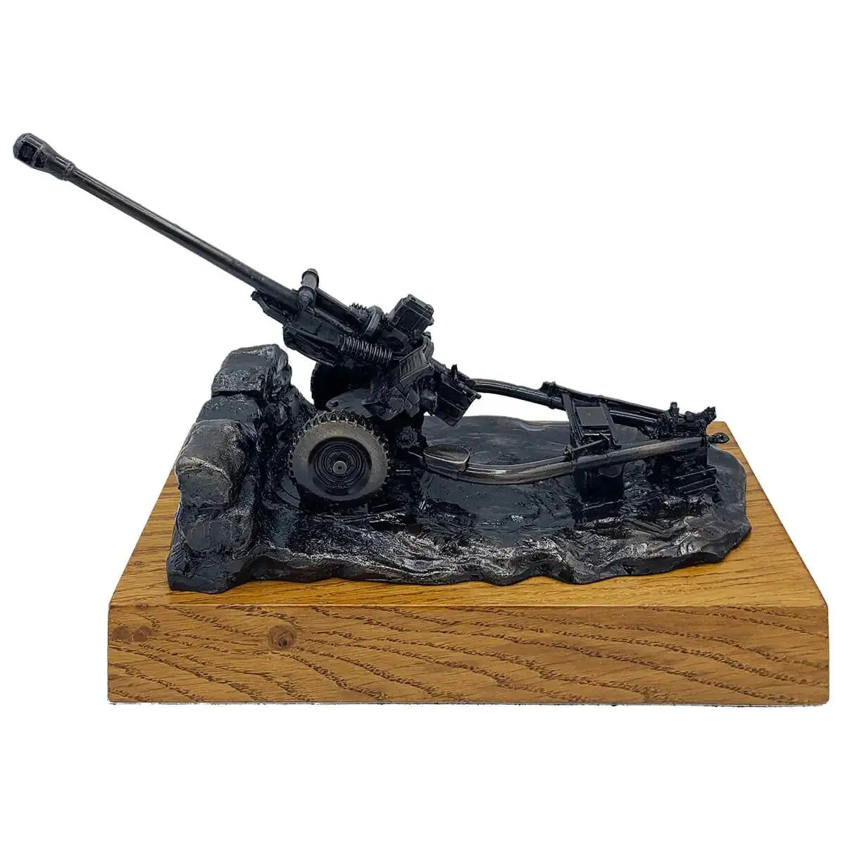 105mm Light Gun Bronze Resin Statue