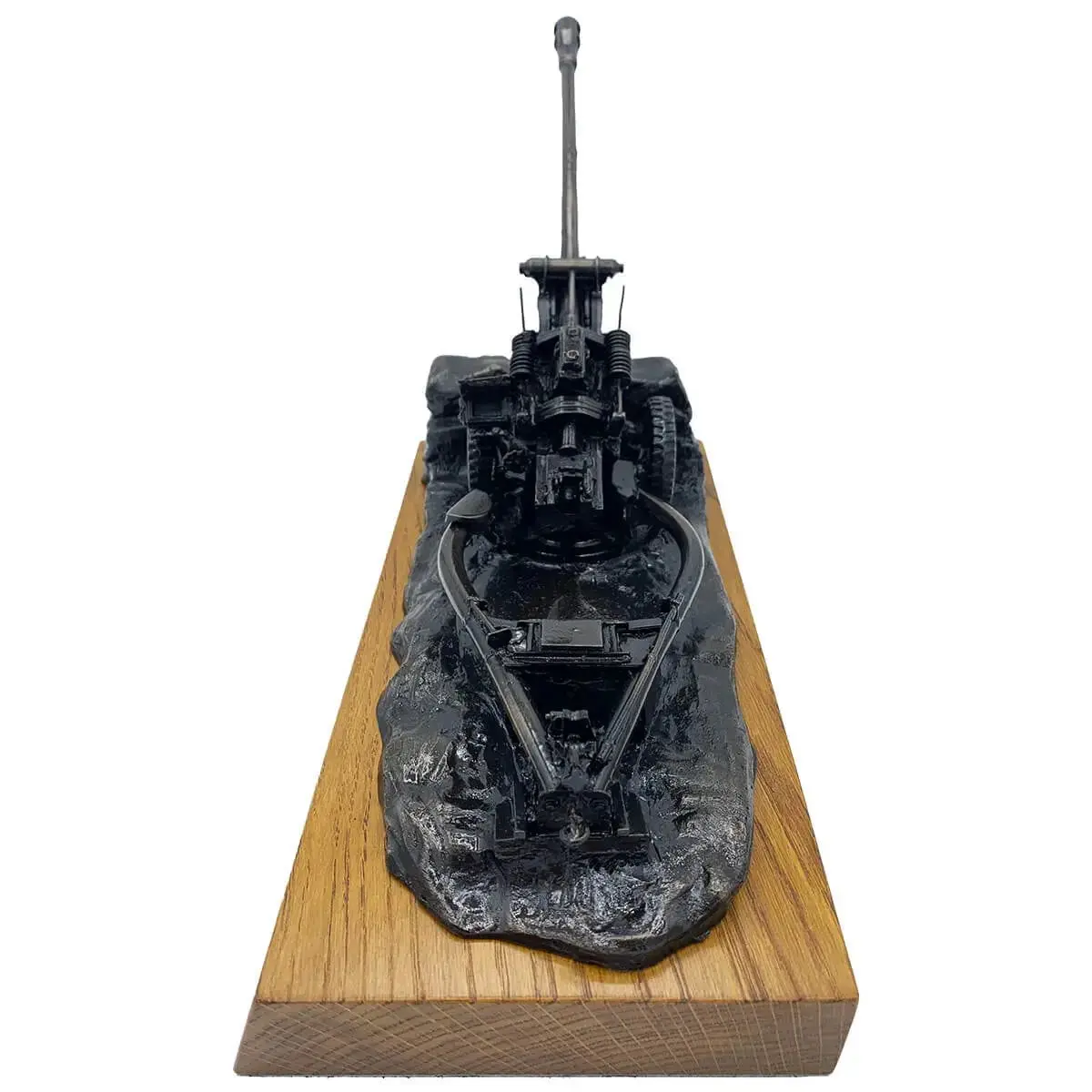 105mm Light Gun Bronze Resin Statue - Image 2