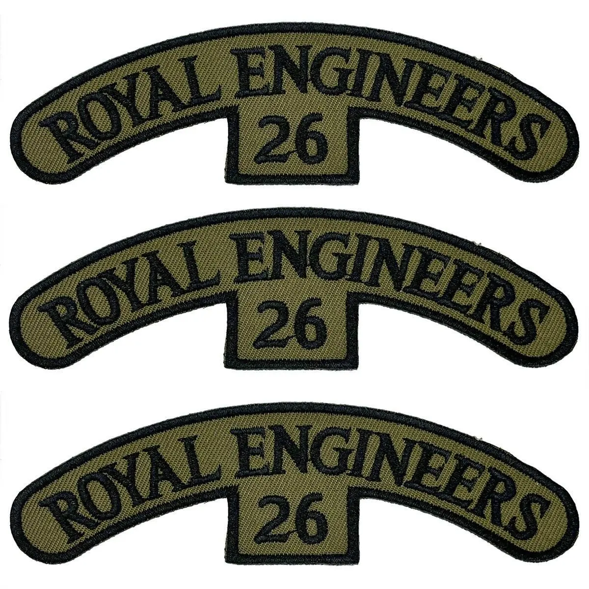 26 Engineer Squadron Iron On Shoulder TRF Patch