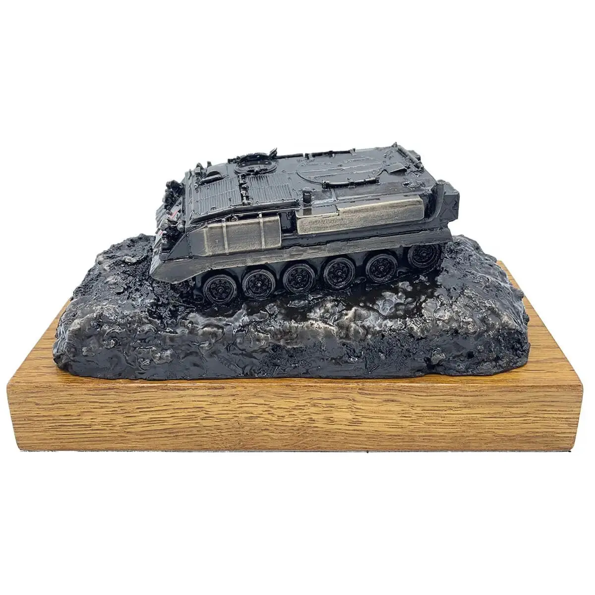 432 Ambulance Personnel Carrier Bronze Resin Statue - Image 3