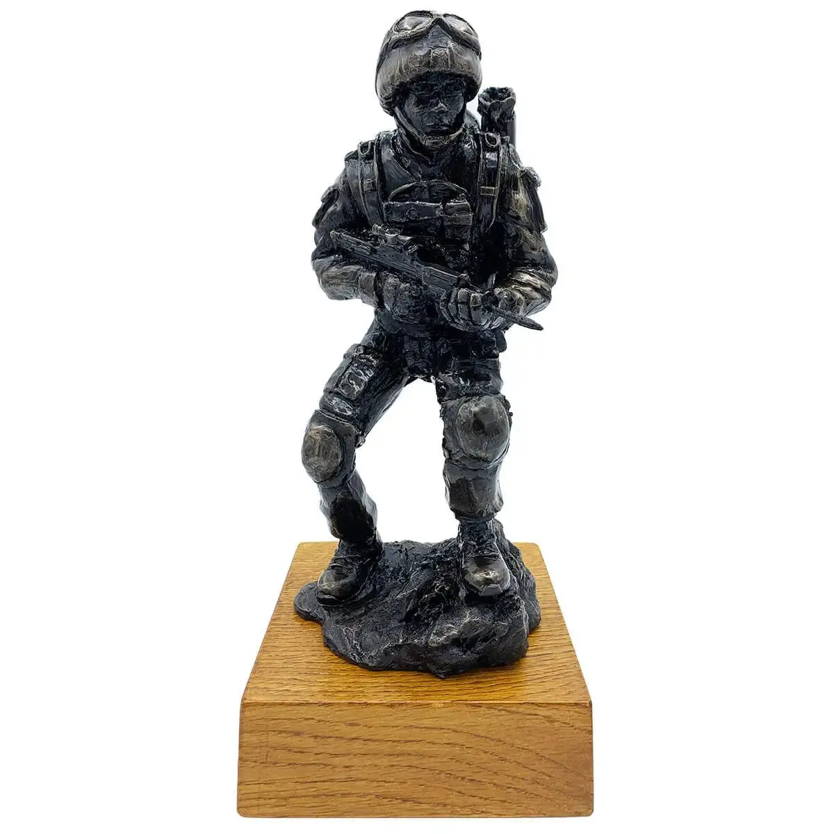 Afghan Medic Bronze Resin Statue
