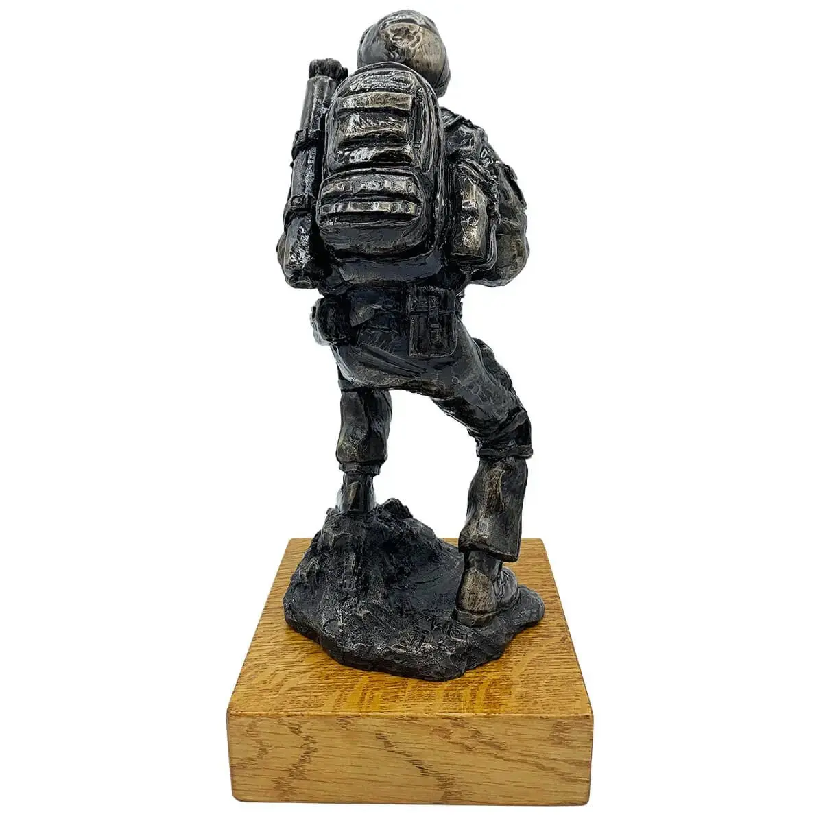 Afghan Medic Bronze Resin Statue - Image 3