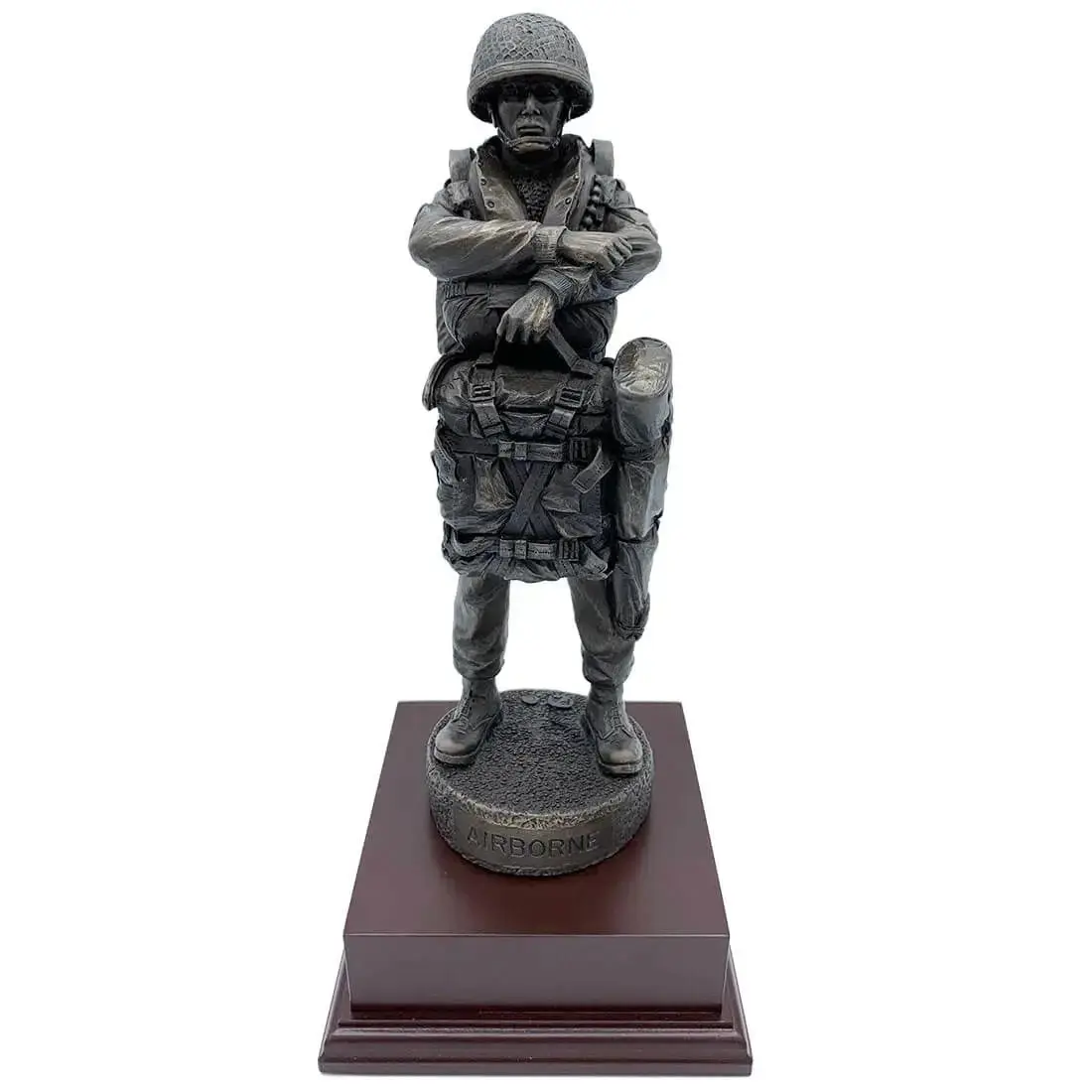 Airborne Drop Order Bronze Resin Figurine