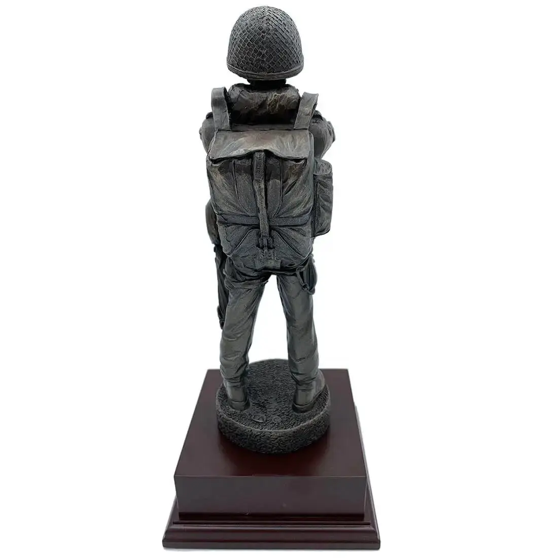 Airborne Drop Order Bronze Resin Figurine - Image 3