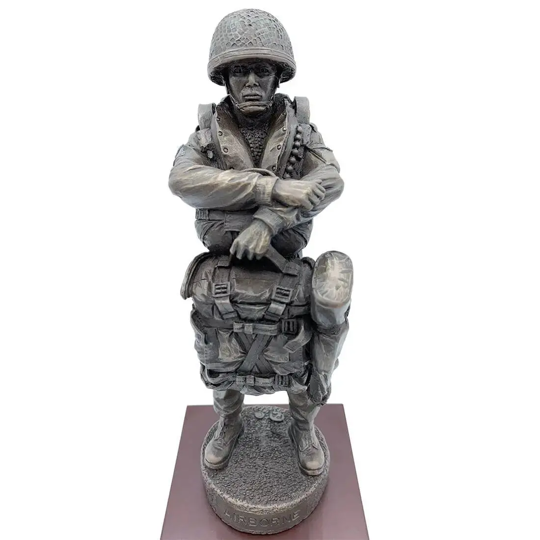 Airborne Drop Order Bronze Resin Figurine - Image 5