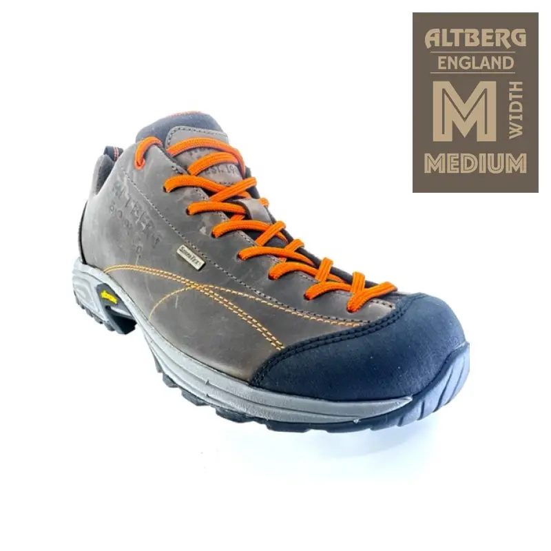 Altberg Skipton Nubuck Brown Leather Walking Shoe