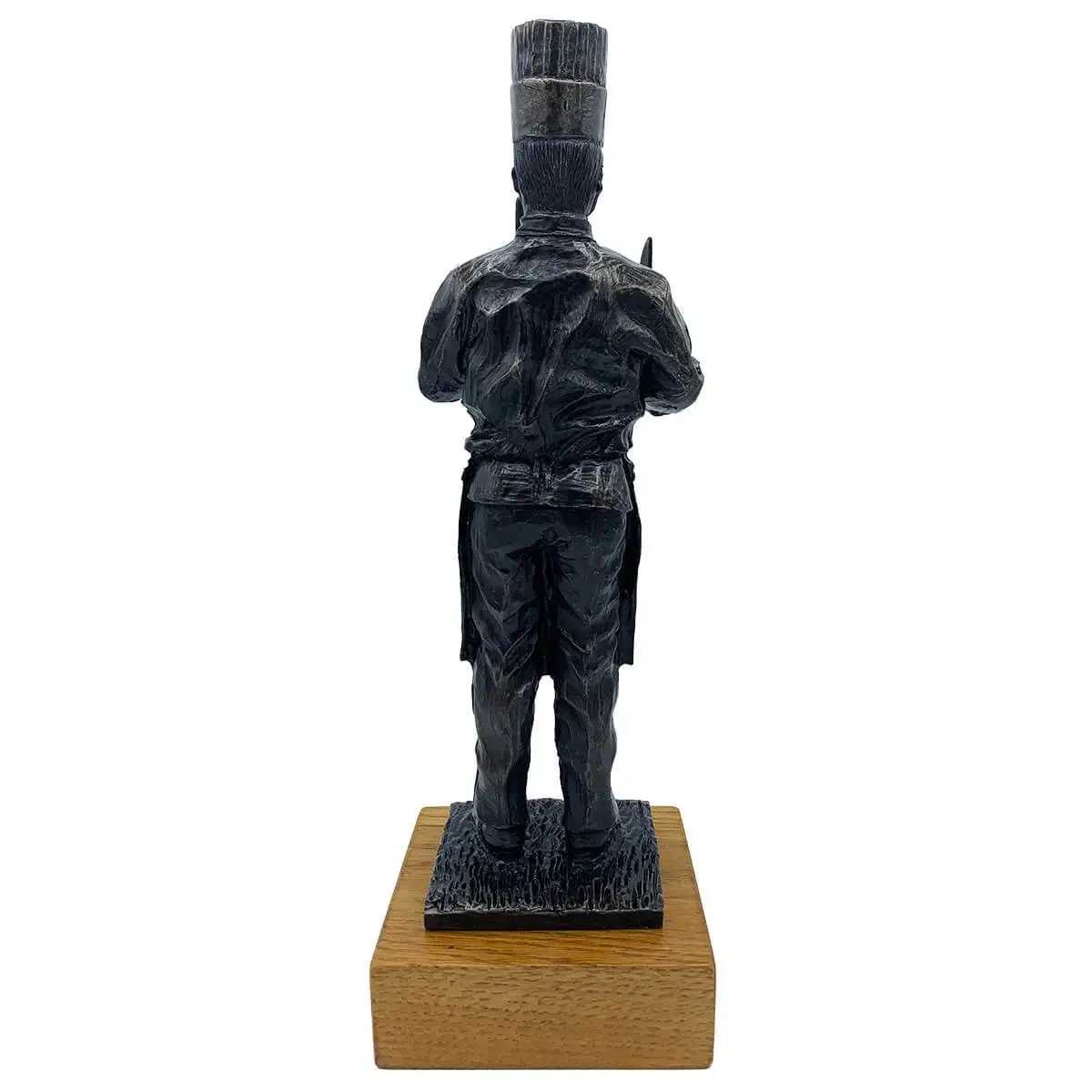 Army Chef Bronze Resin Statue - Image 3