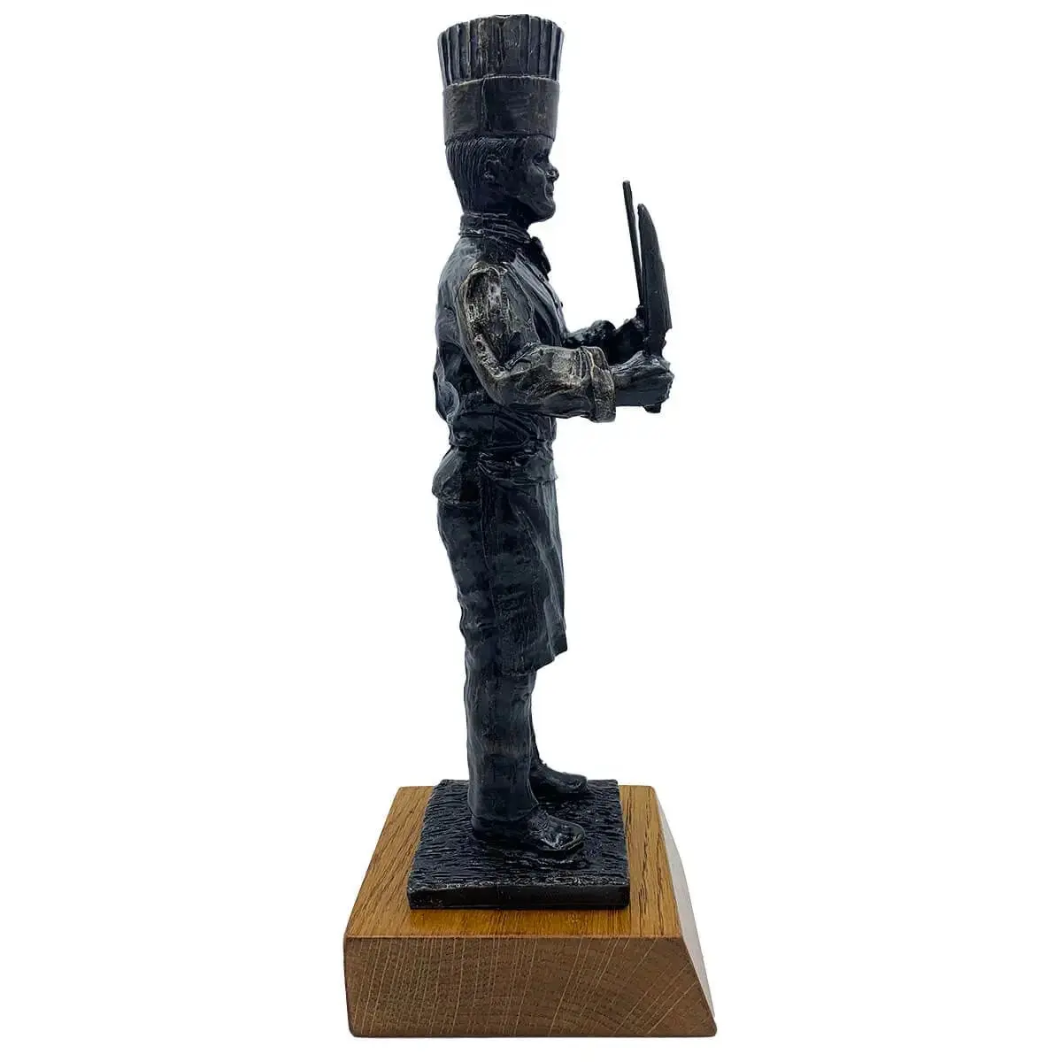 Army Chef Bronze Resin Statue - Image 4
