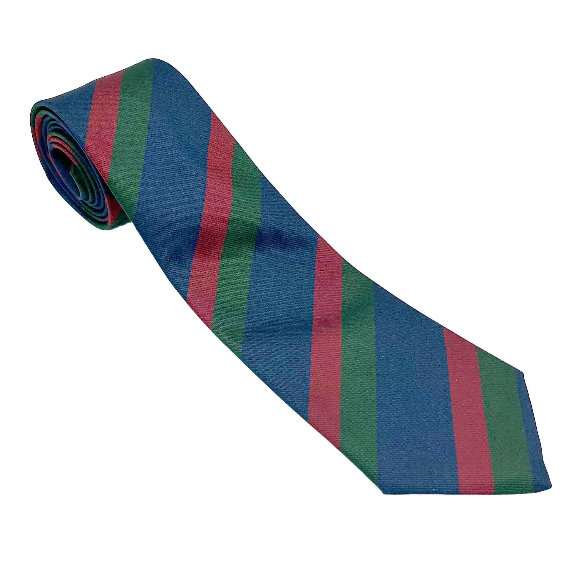 Black Watch Royal Highland Striped Polyester Regimental Tie