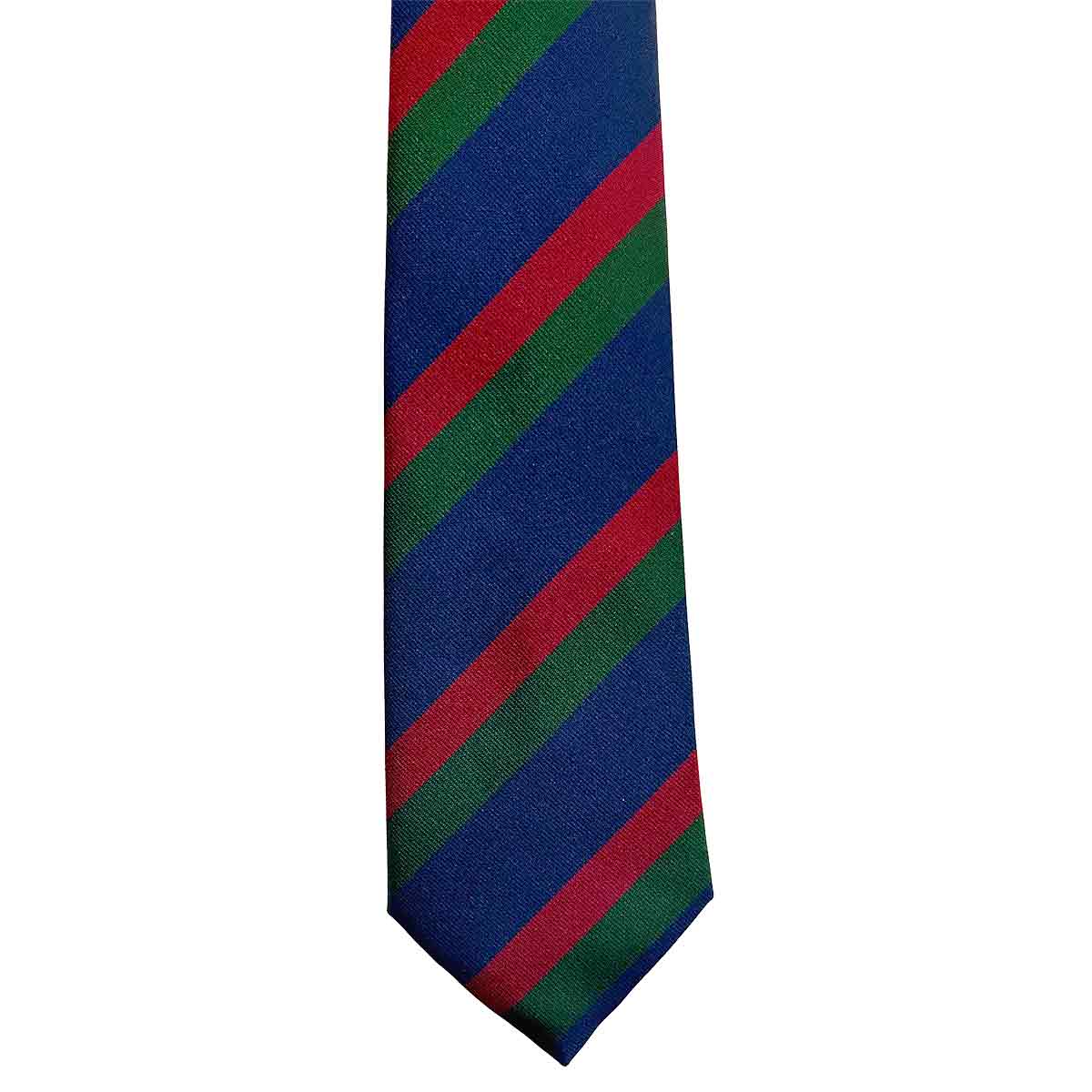 Black Watch Royal Highland Striped Polyester Regimental Tie - Image 2