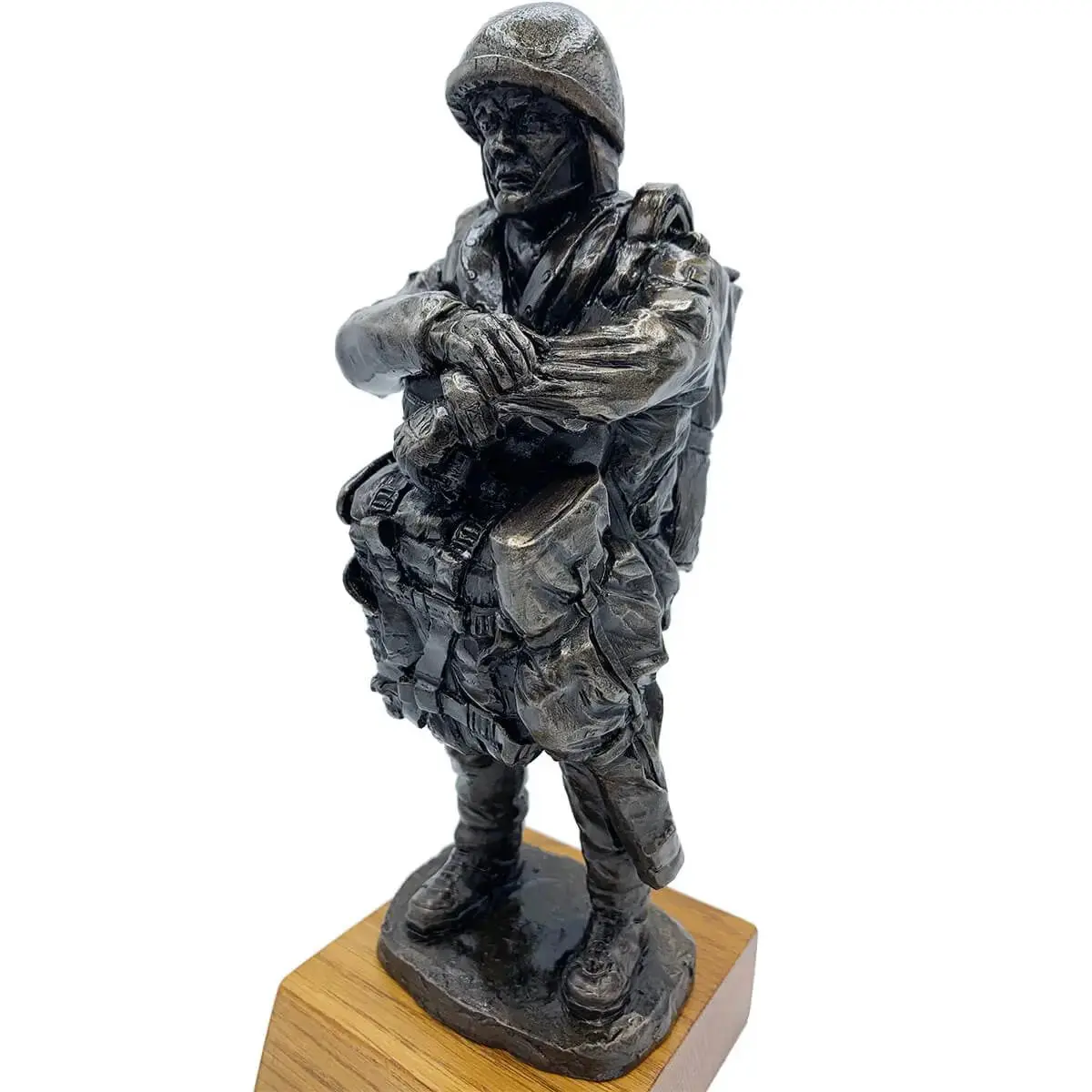 Bronze Resin Airborne Drop Order Statue - Image 5