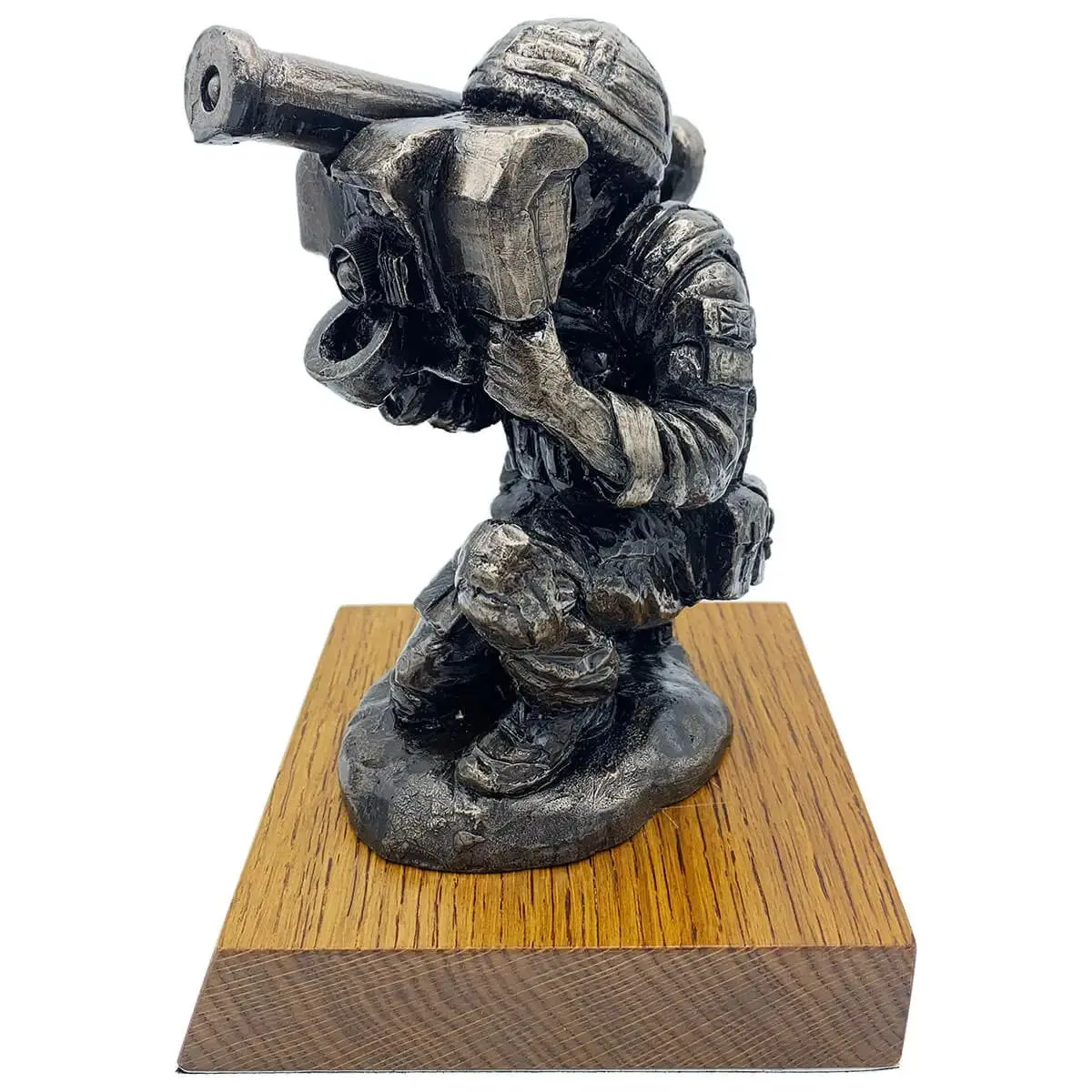 Bronze Resin Javelin Operator Military Statue - Image 2