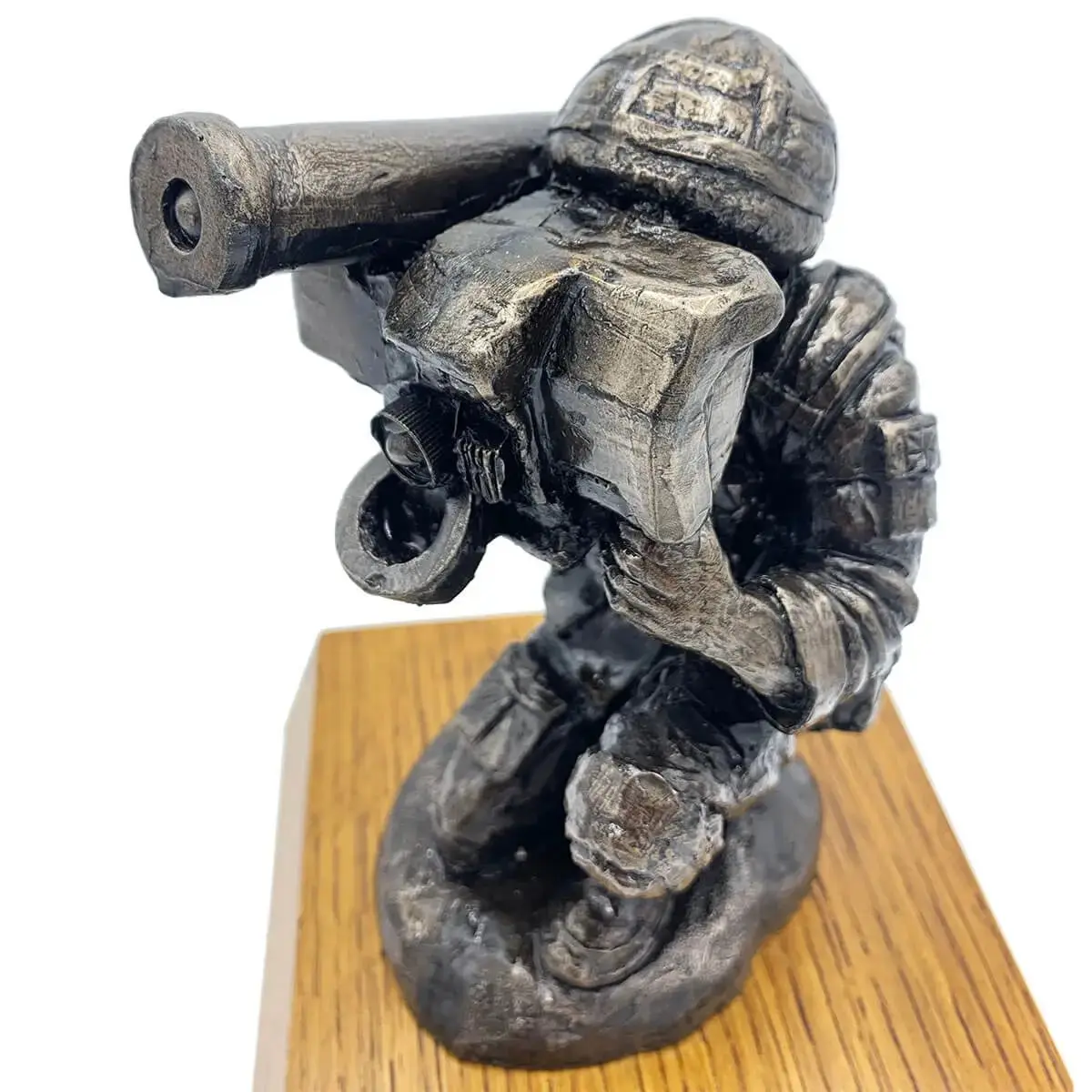 Bronze Resin Javelin Operator Military Statue - Image 5