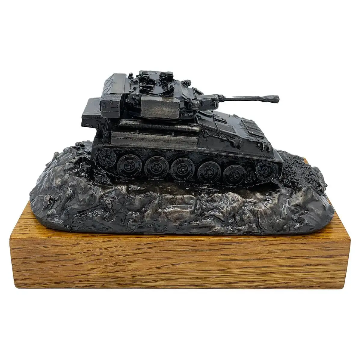 Bronze Resin Scimitar CVRT Reconnaissance Vehicle Statue - Image 3