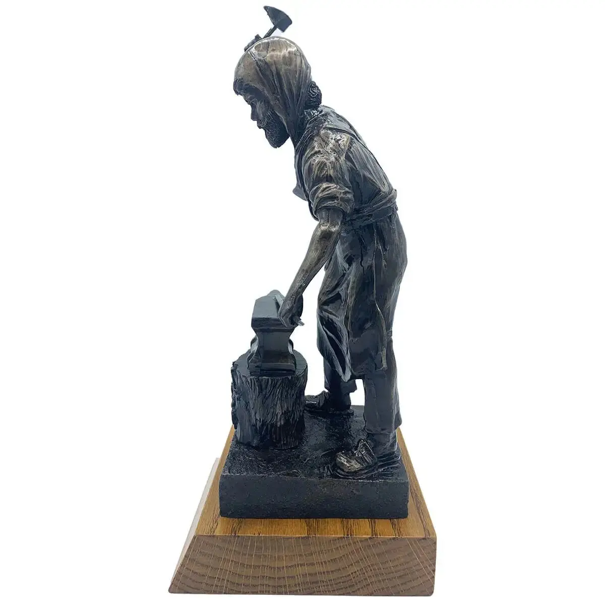 Bronze Resin St Eligius Blacksmith Statue - Image 2