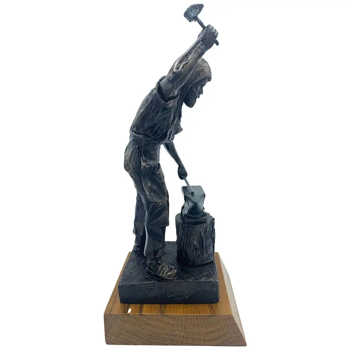 Bronze Resin St Eligius Blacksmith Statue - Image 4