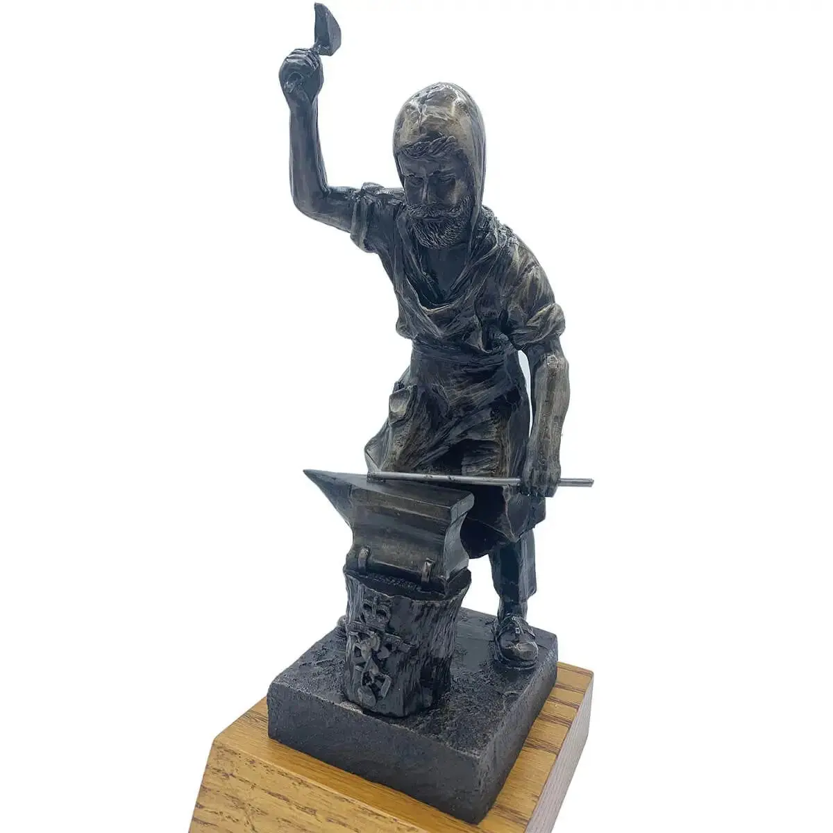Bronze Resin St Eligius Blacksmith Statue - Image 5
