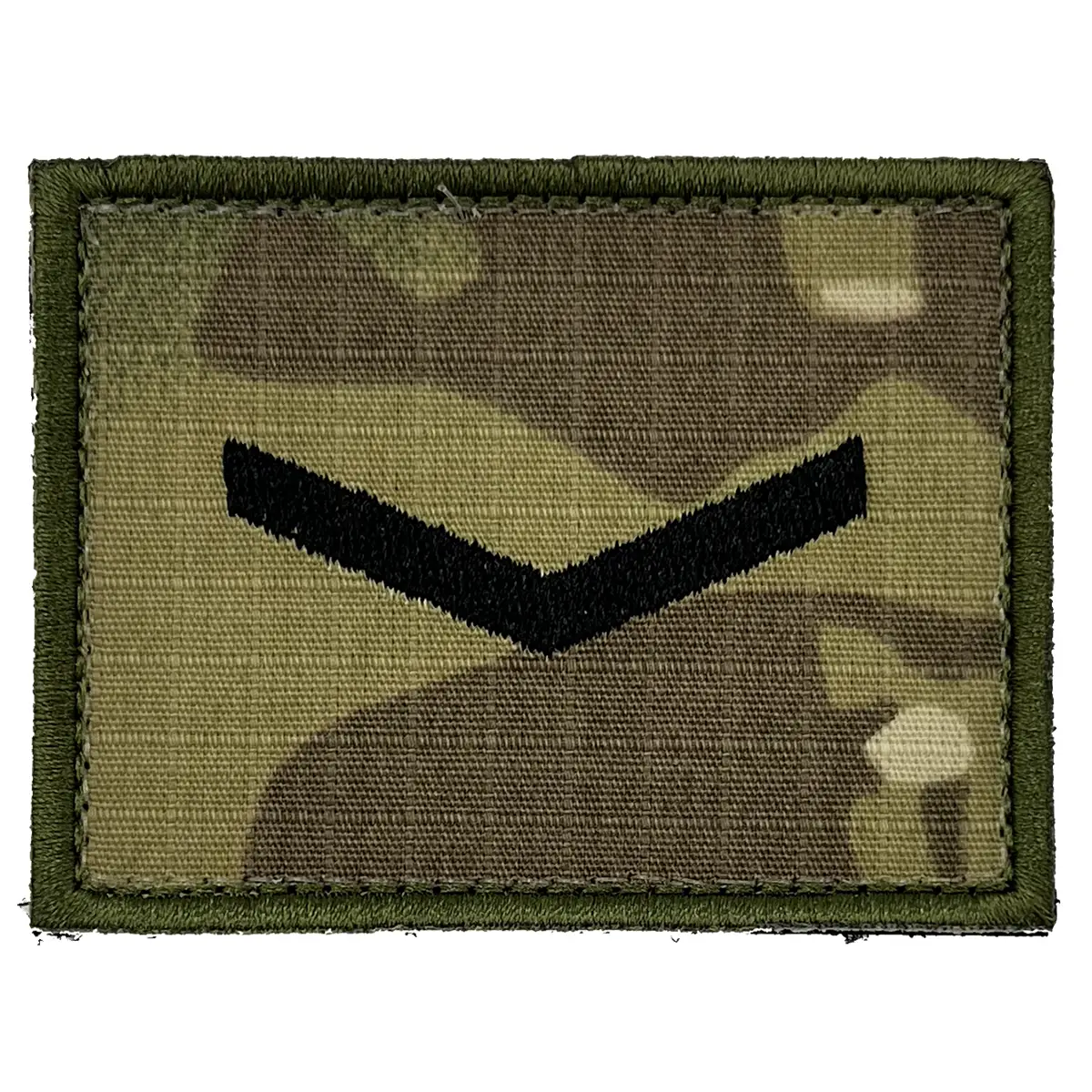 Commando MTP Rank Square Hook and Loop Patch - Image 2