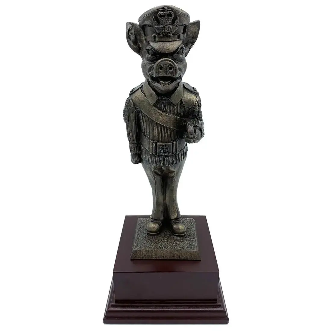 Drill Pig Sergeant Bronze Resin Statue