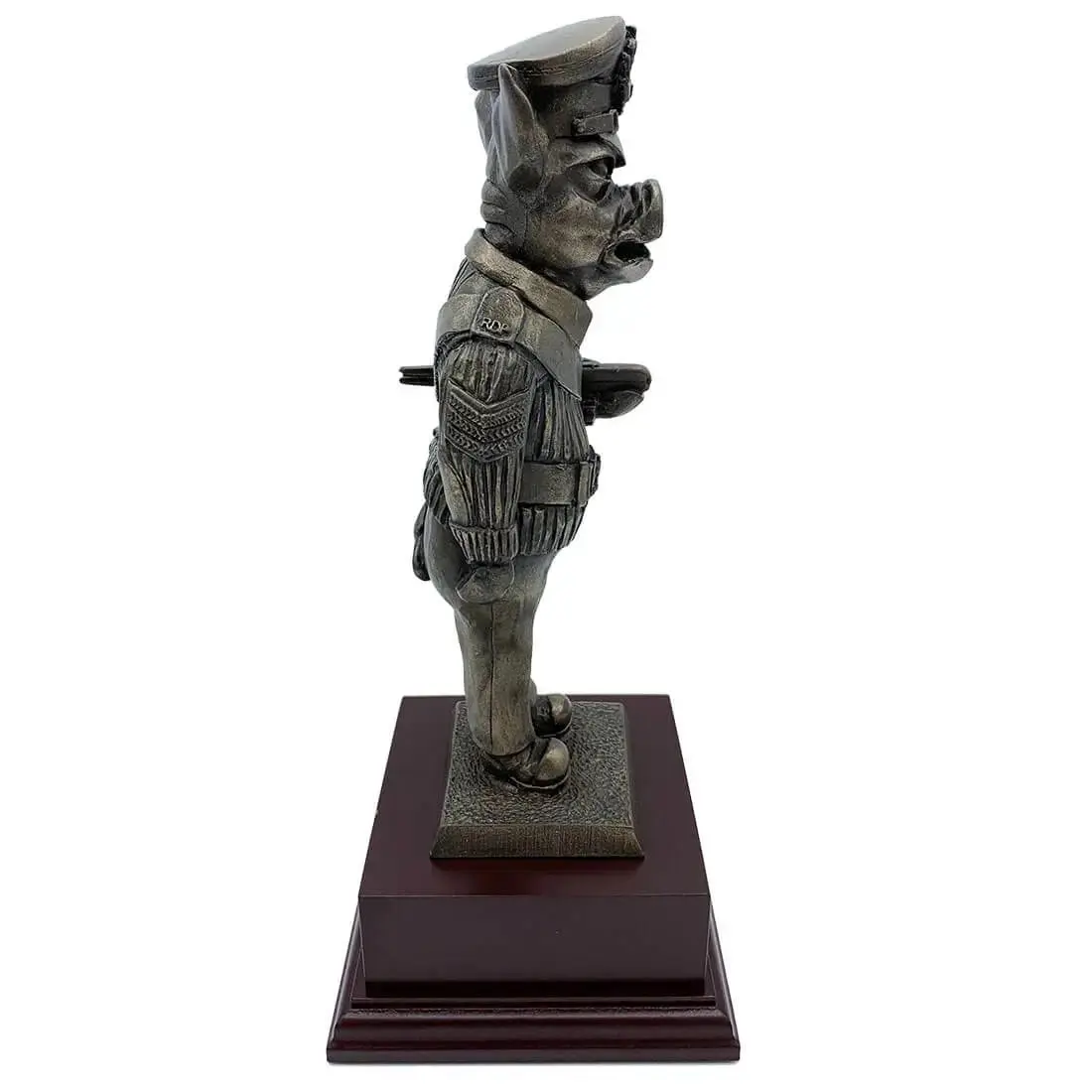 Drill Pig Sergeant Bronze Resin Statue - Image 4