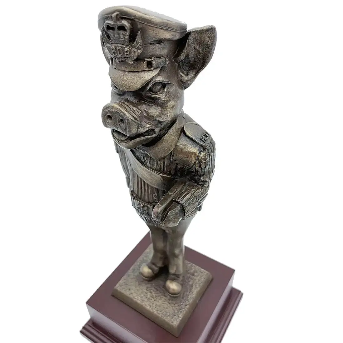 Drill Pig Sergeant Bronze Resin Statue - Image 5