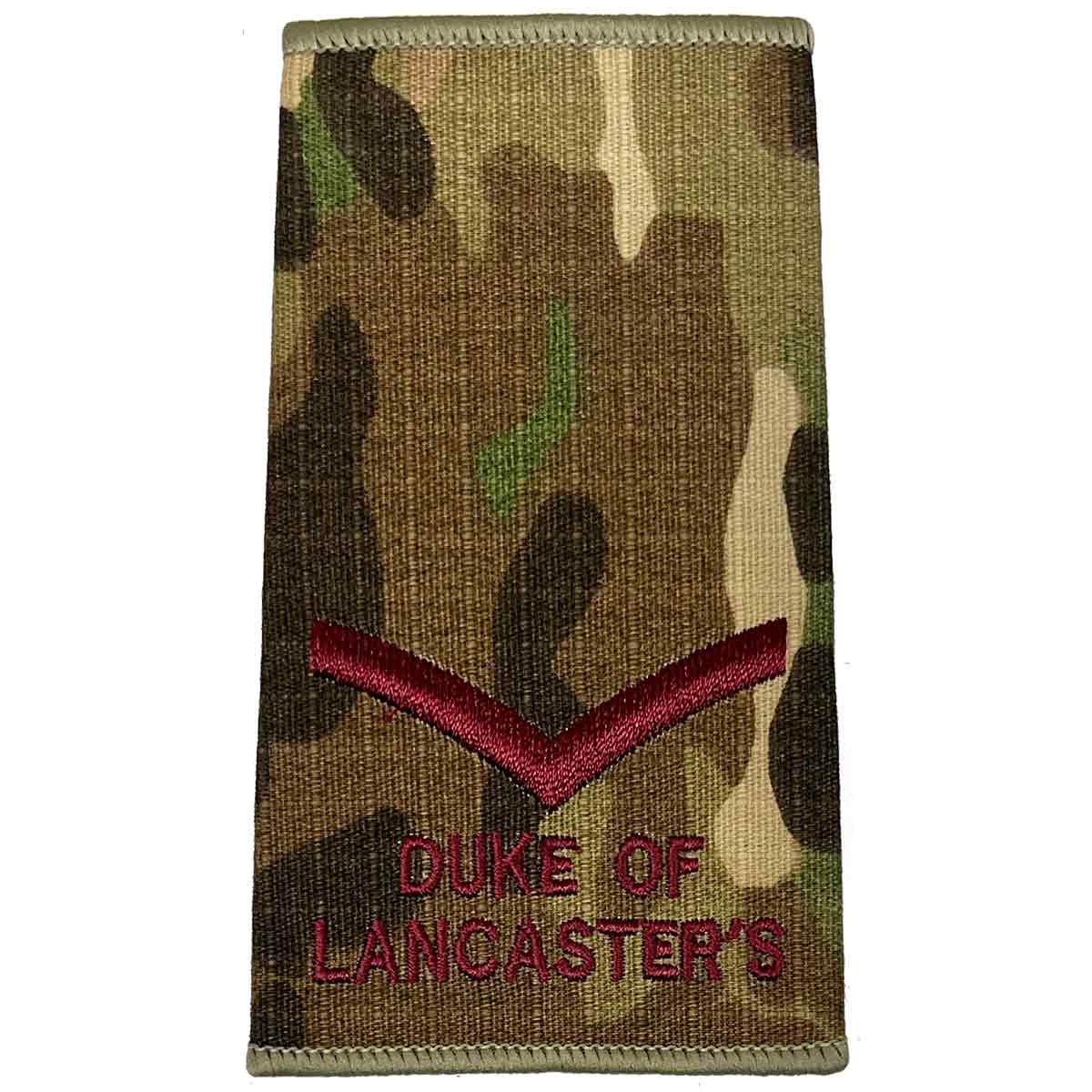 Duke of Lancasters Multicam Rank Slides (Pair) - Image 3
