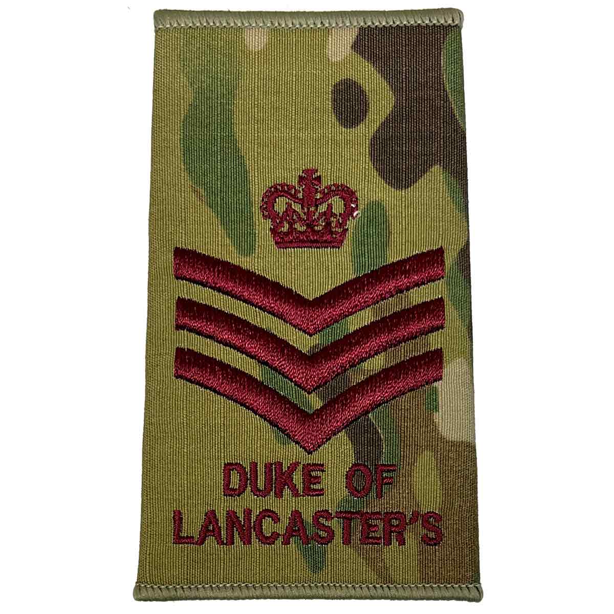 Duke of Lancasters Multicam Rank Slides (Pair) - Image 6
