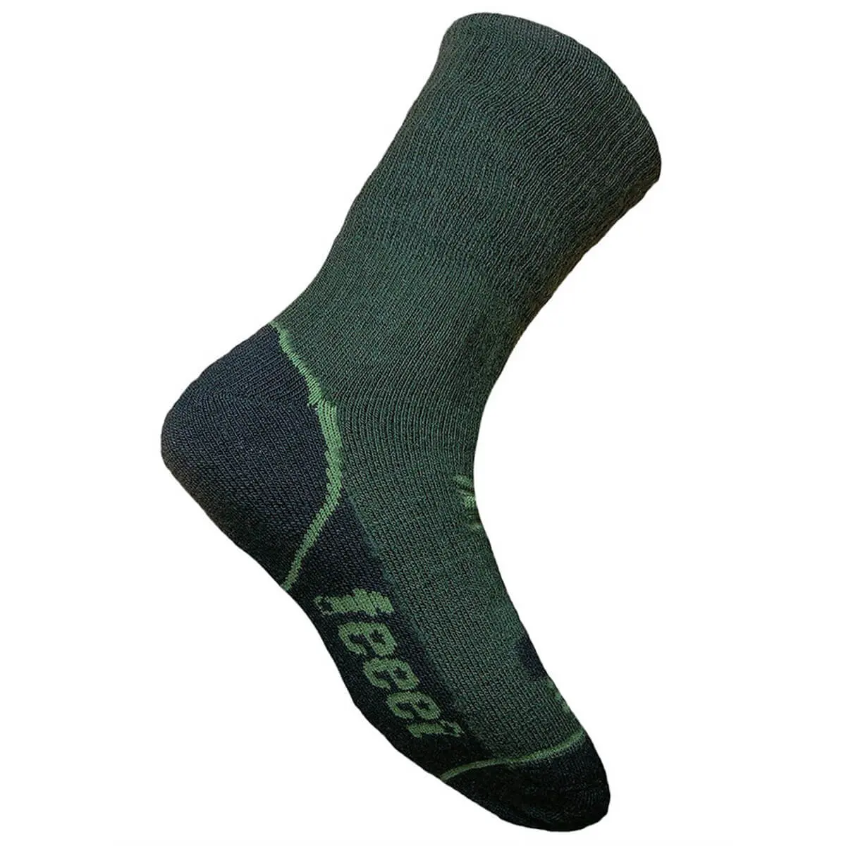 Feeet Merino Hiker Olive Sock - Image 3