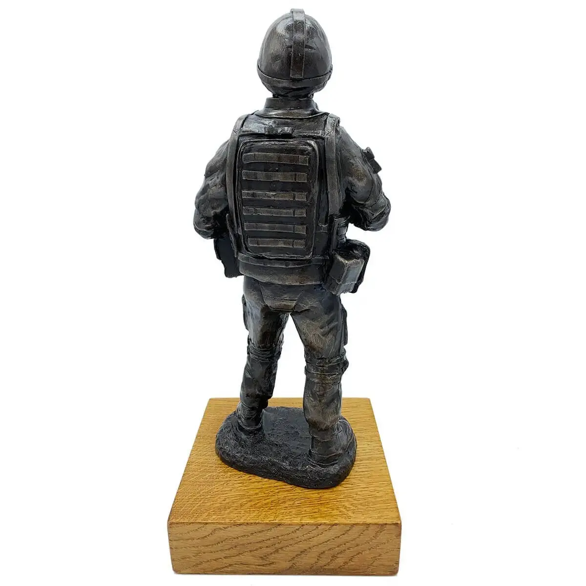 Standing Combat Patrol Bronze Resin Statue - Image 3