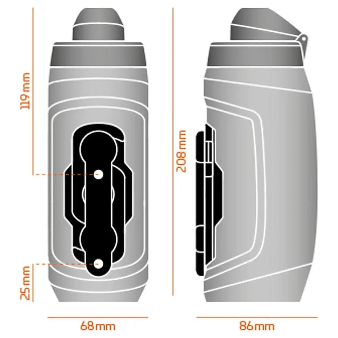 Fidlock Twist Bottle and Bike Mount with 590ml Bottle - Image 3