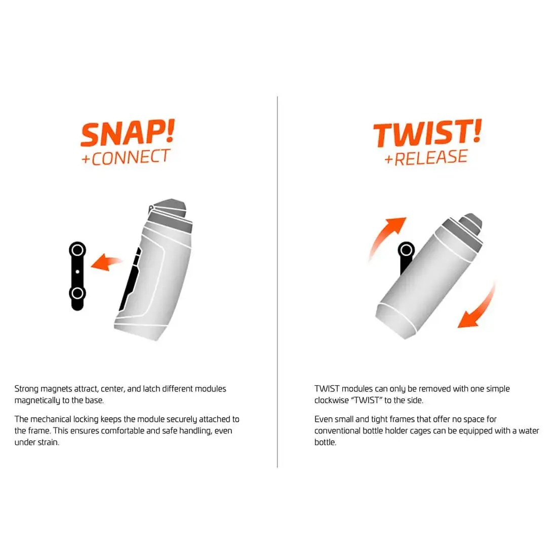 Fidlock Twist Bottle and Bike Mount with 590ml Bottle - Image 4