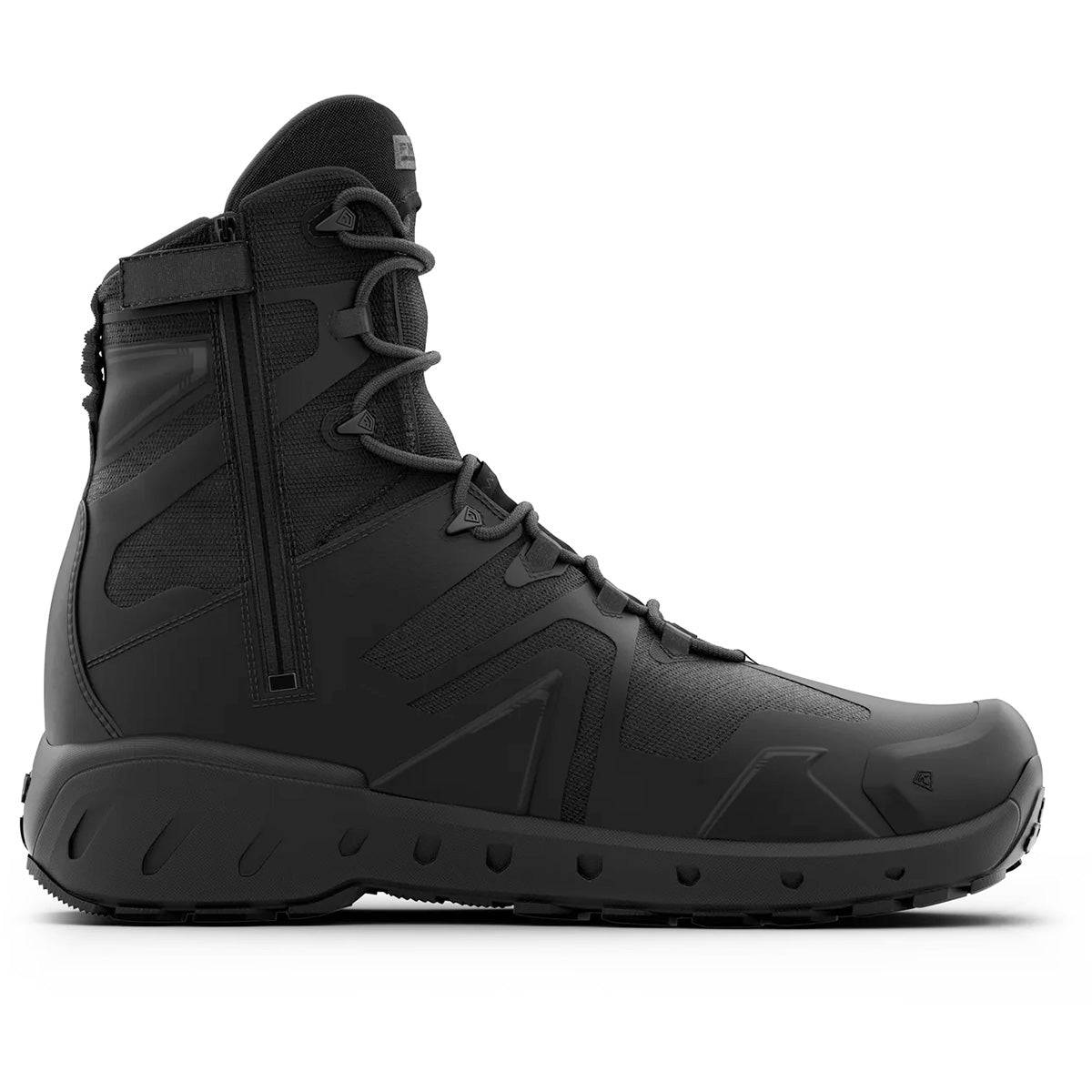 First Tactical Mens 8" Aero-Tac Side-Zip Black Police Boots - Image 2