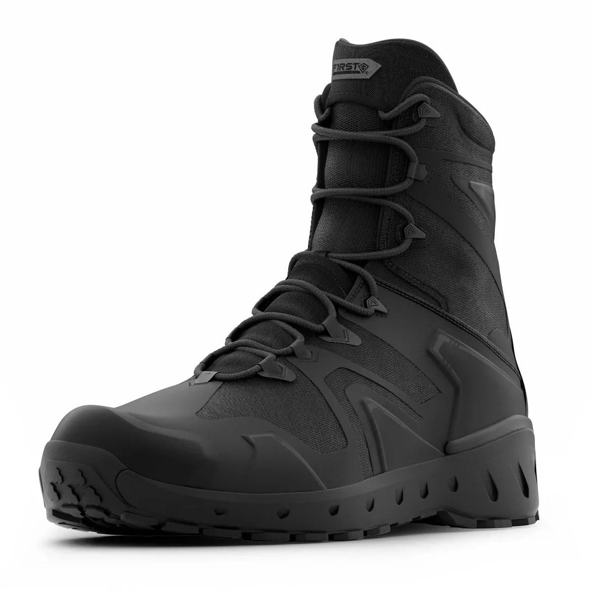 First Tactical Mens 8" Aero-Tac Side-Zip Black Police Boots - Image 6