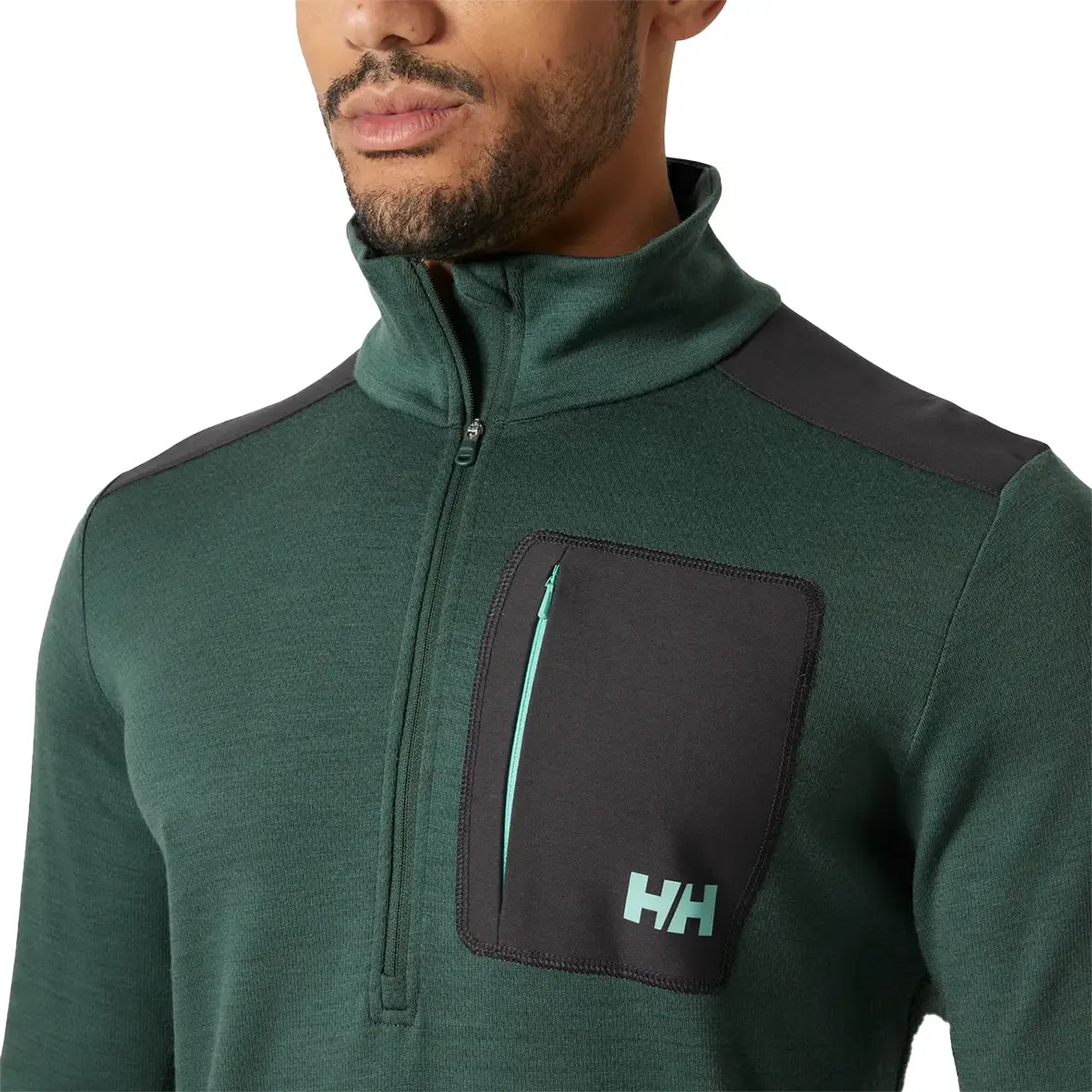 Helly Hansen Lifa Merino Wool Mid Layer 1/2 Zip - Image 3
