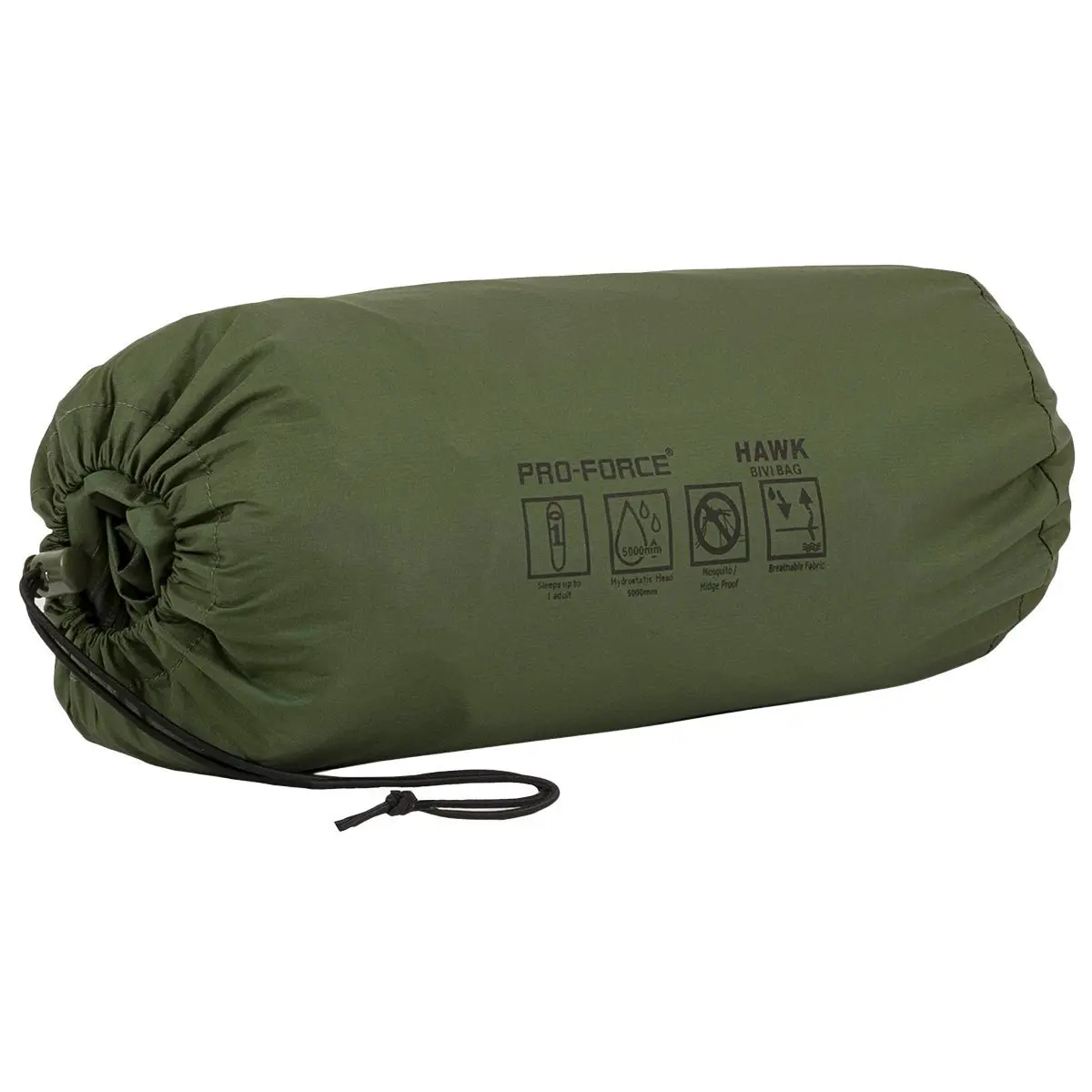Highlander Hawk Waterproof Olive Bivi Bag - Image 3