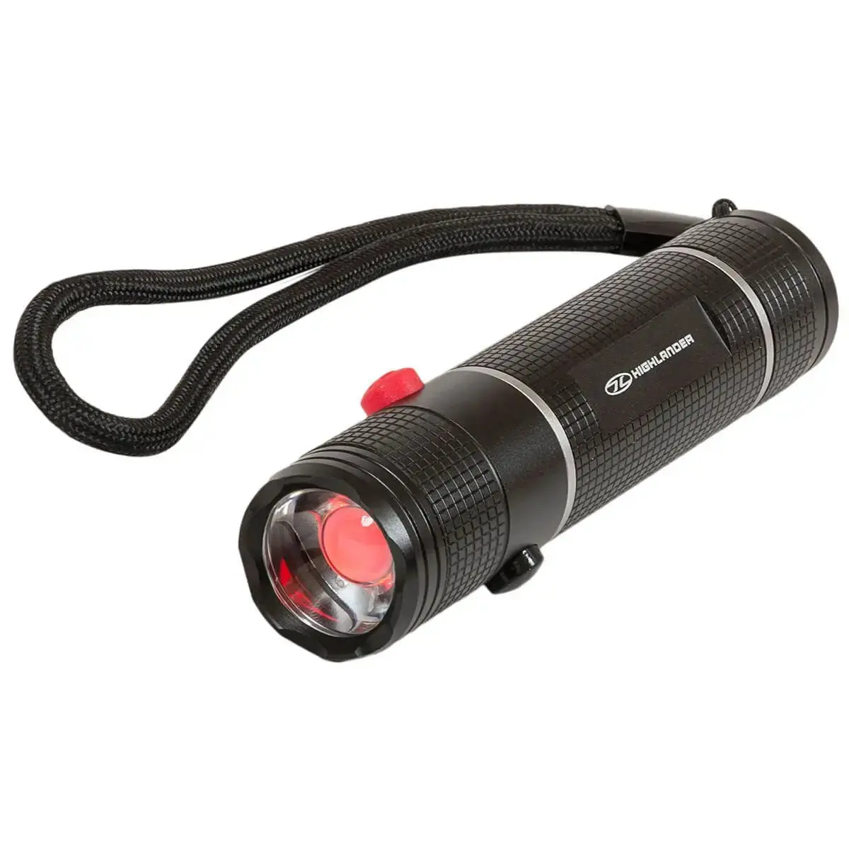 Highlander Hawkeye Tactical Dual Button Torch - Red & White Light