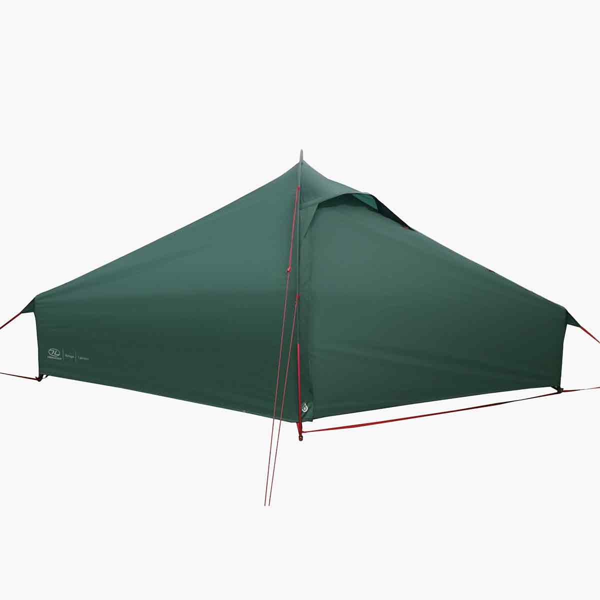 Highlander Refuge 1 Person Hooped Tent Pine Green - Image 6