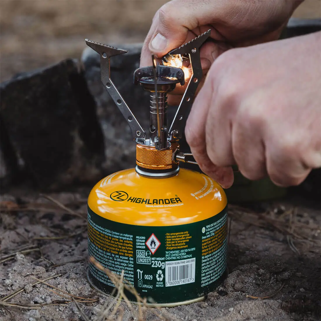 Highlander Valved Camping Gas Cartridge - Image 11