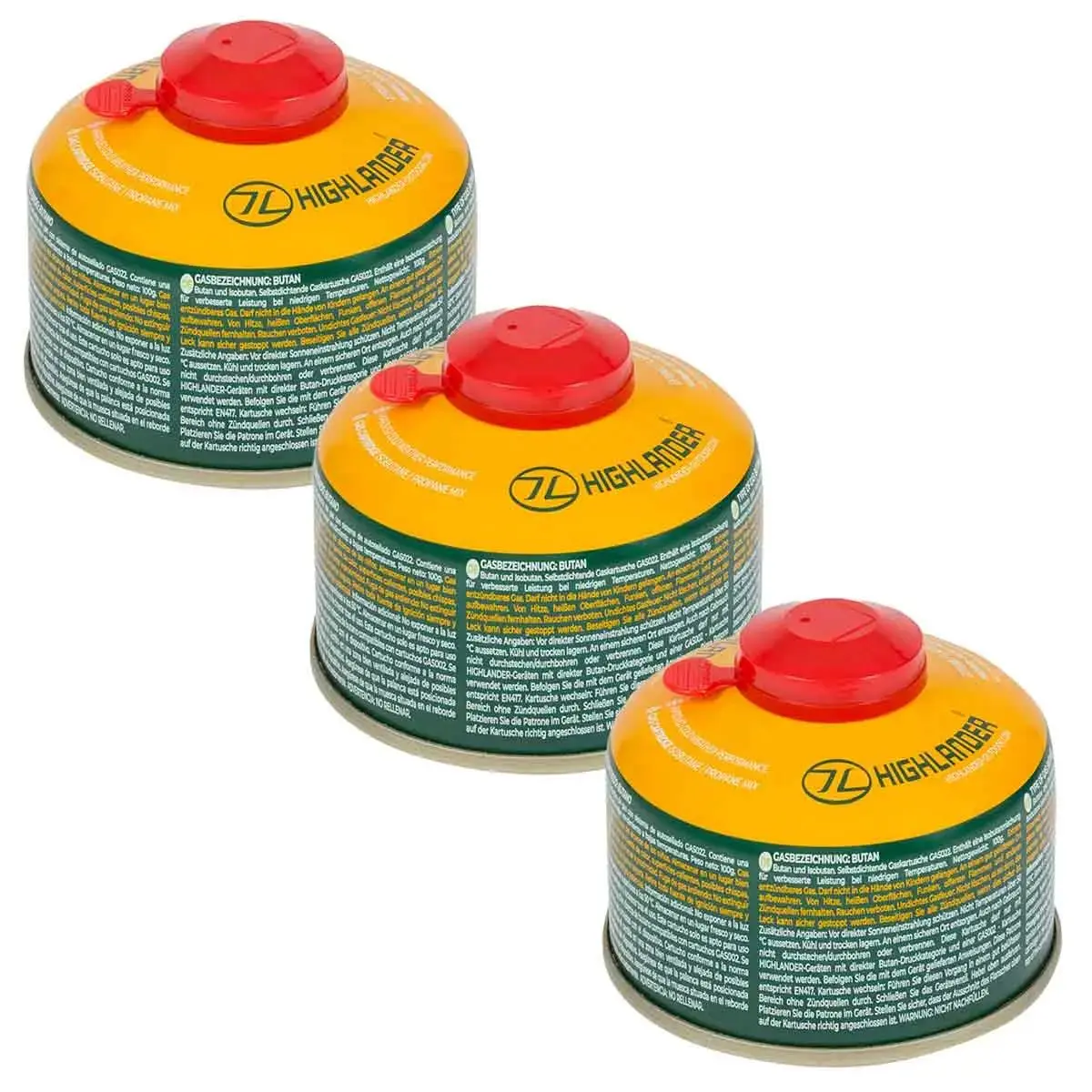 Highlander Valved Camping Gas Cartridge - Image 3