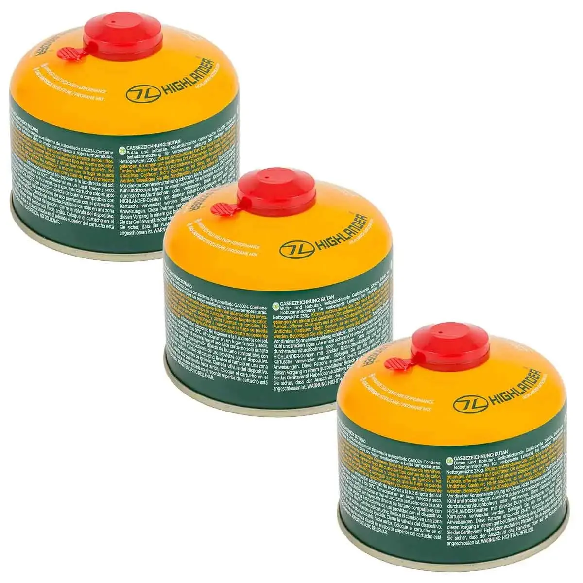 Highlander Valved Camping Gas Cartridge - Image 6