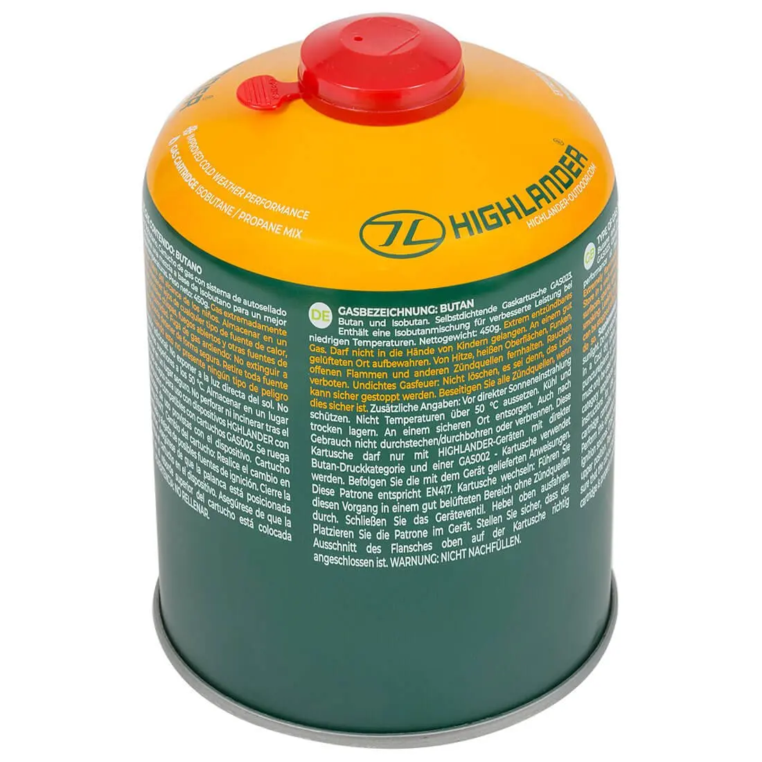 Highlander Valved Camping Gas Cartridge - Image 8