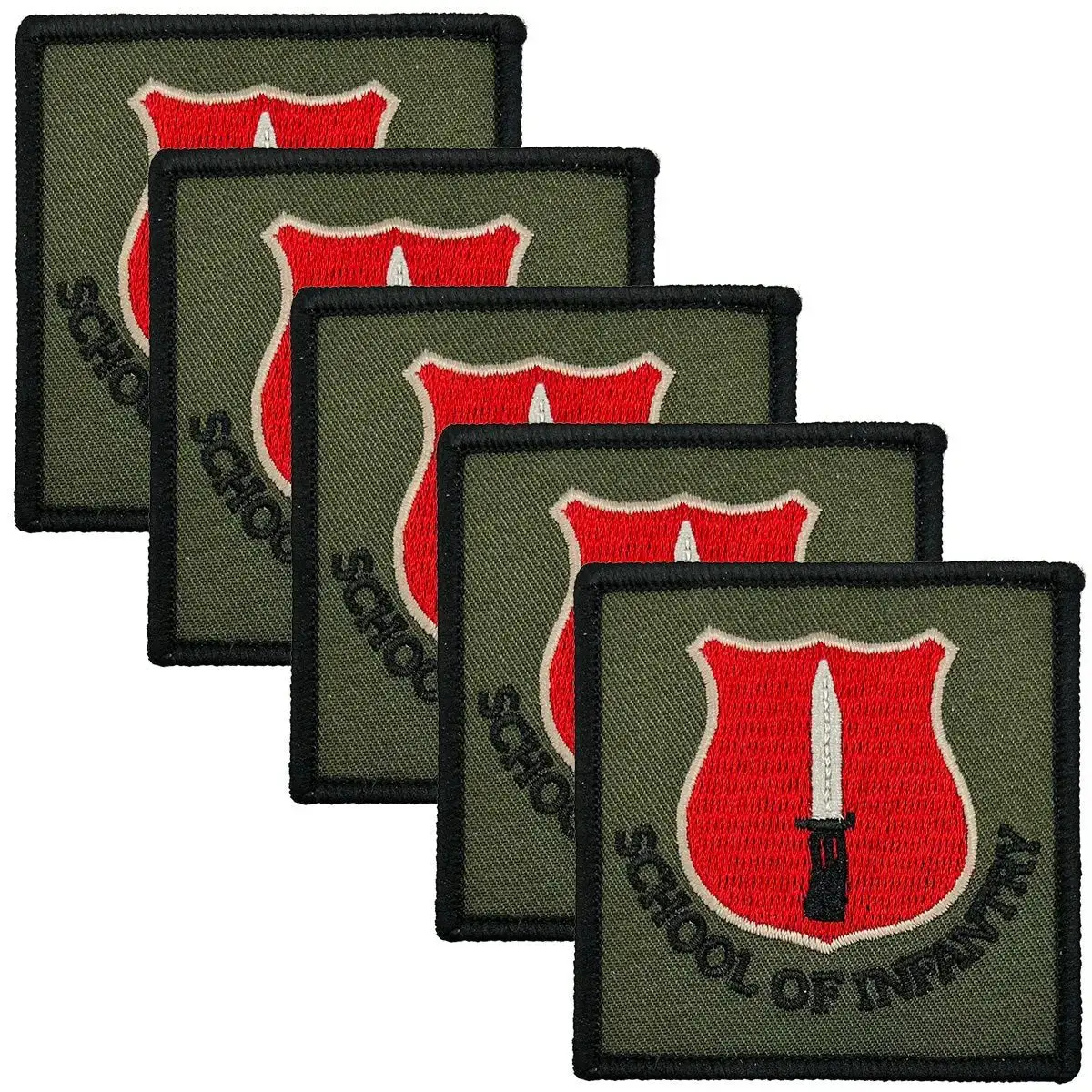 ITC School of Infantry TRF - Hook & Loop Patch - Image 3