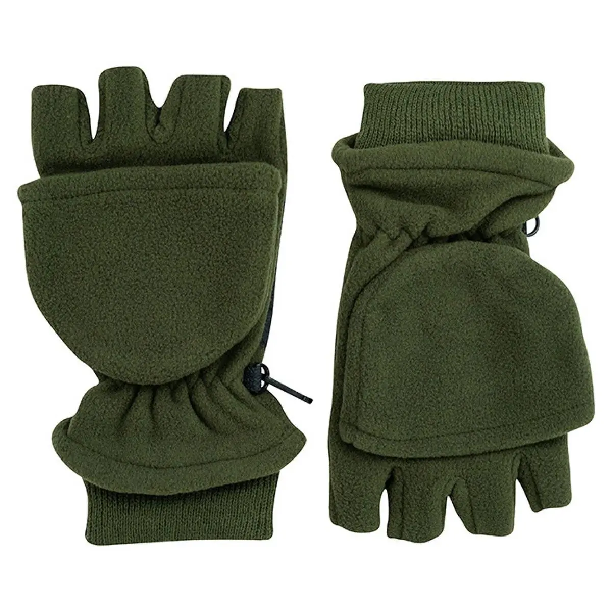 Jack Pyke Fleece Fingerless Shooters Mitt - Image 3