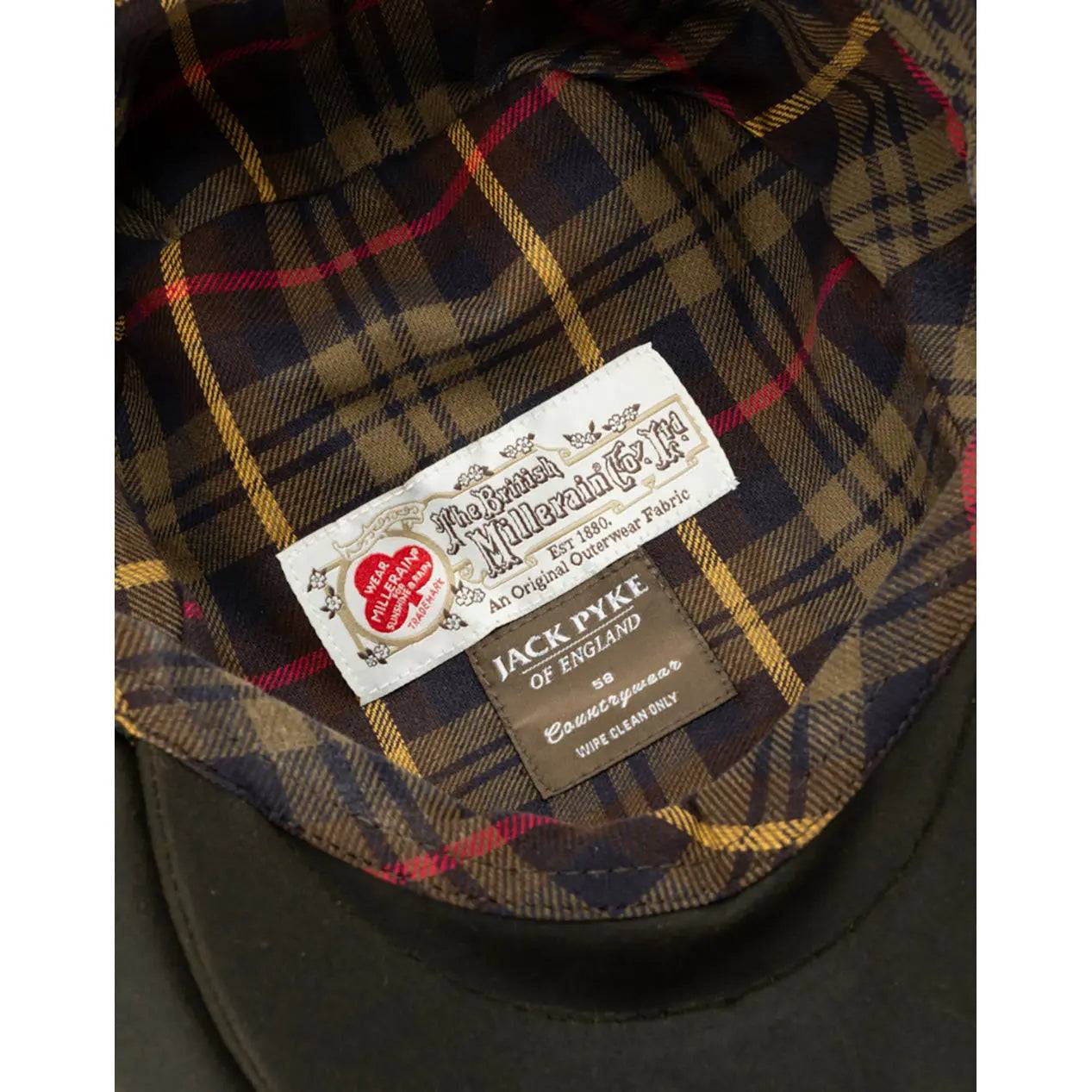 Jack Pyke Wax Flat Cap Green - Image 6