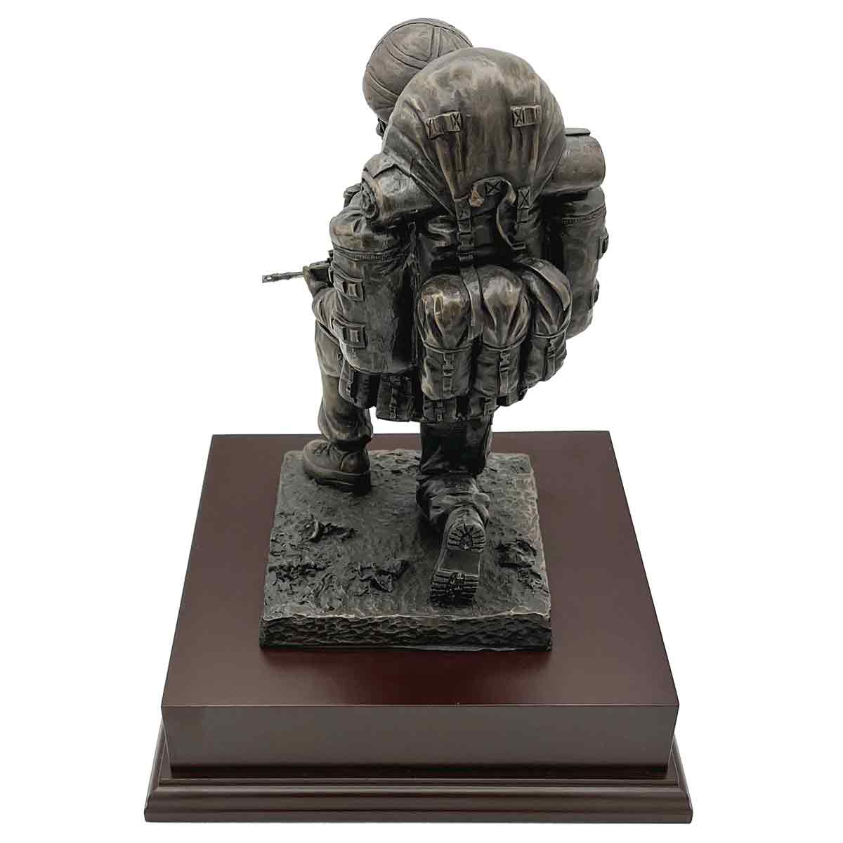 Kneeling Combat Figure with Beret Statue - Image 4