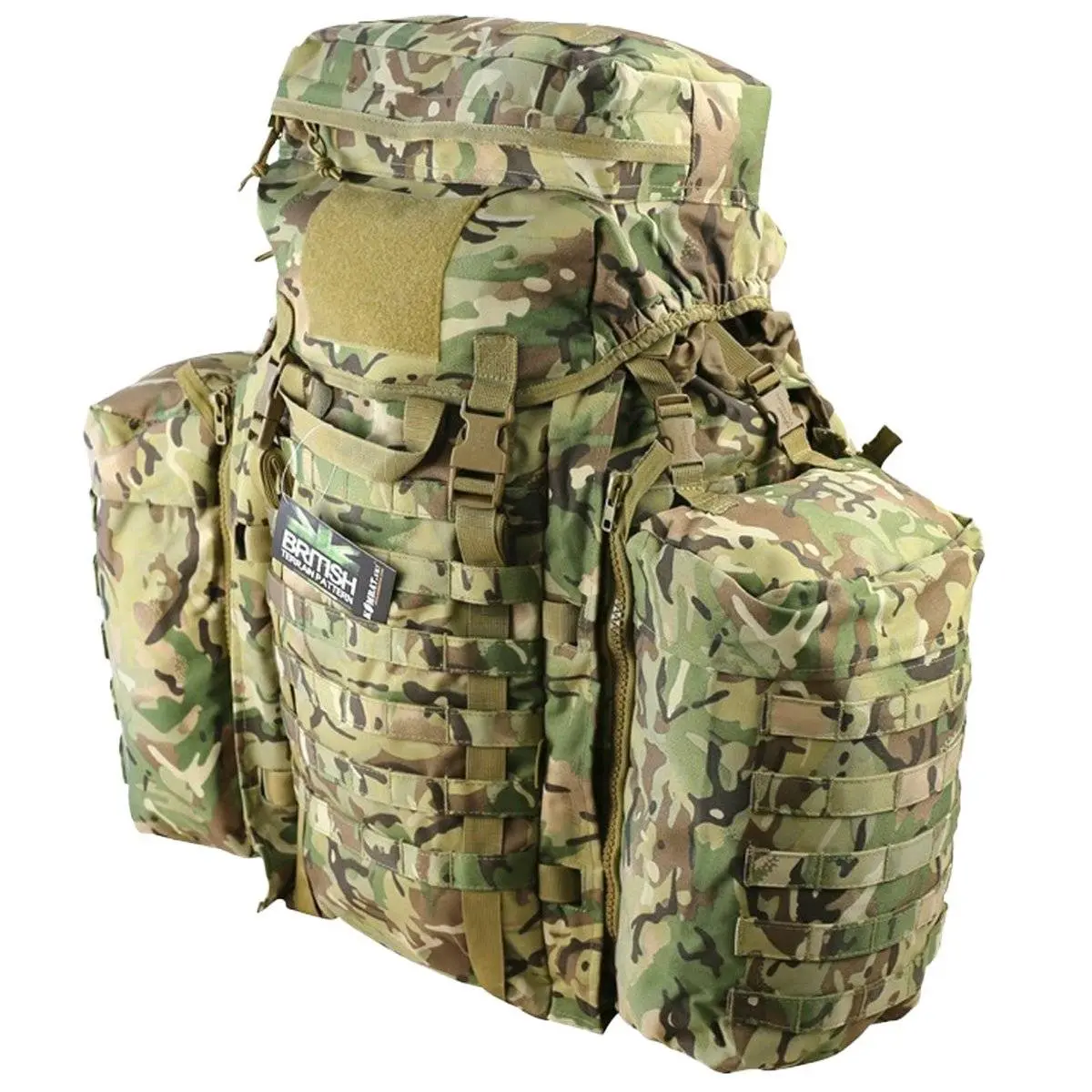 Kombat 90L Tactical Assault Pack BTP with Pouches