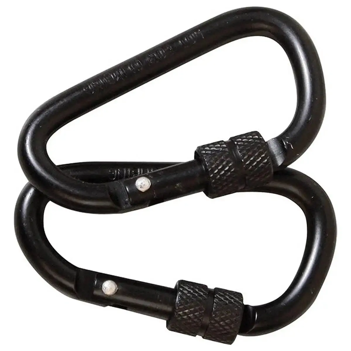 Kombat Carabiners Screwgate 8mm - 2 Pack