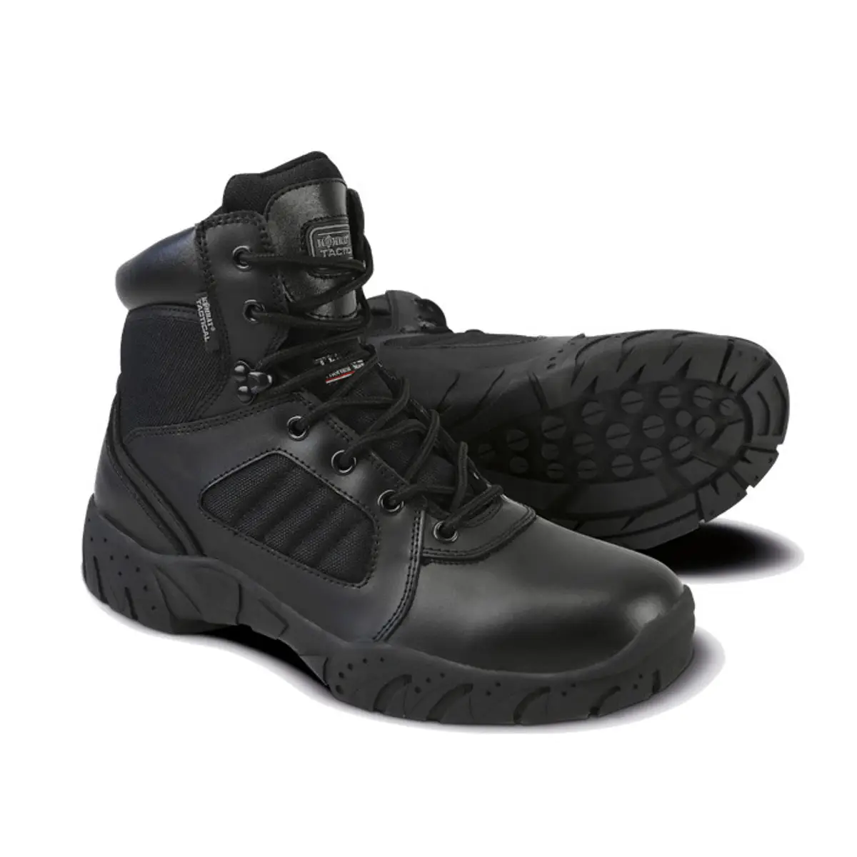 Kombat UK 6 Inch Pro Side Zip Tactical Combat Black Boots