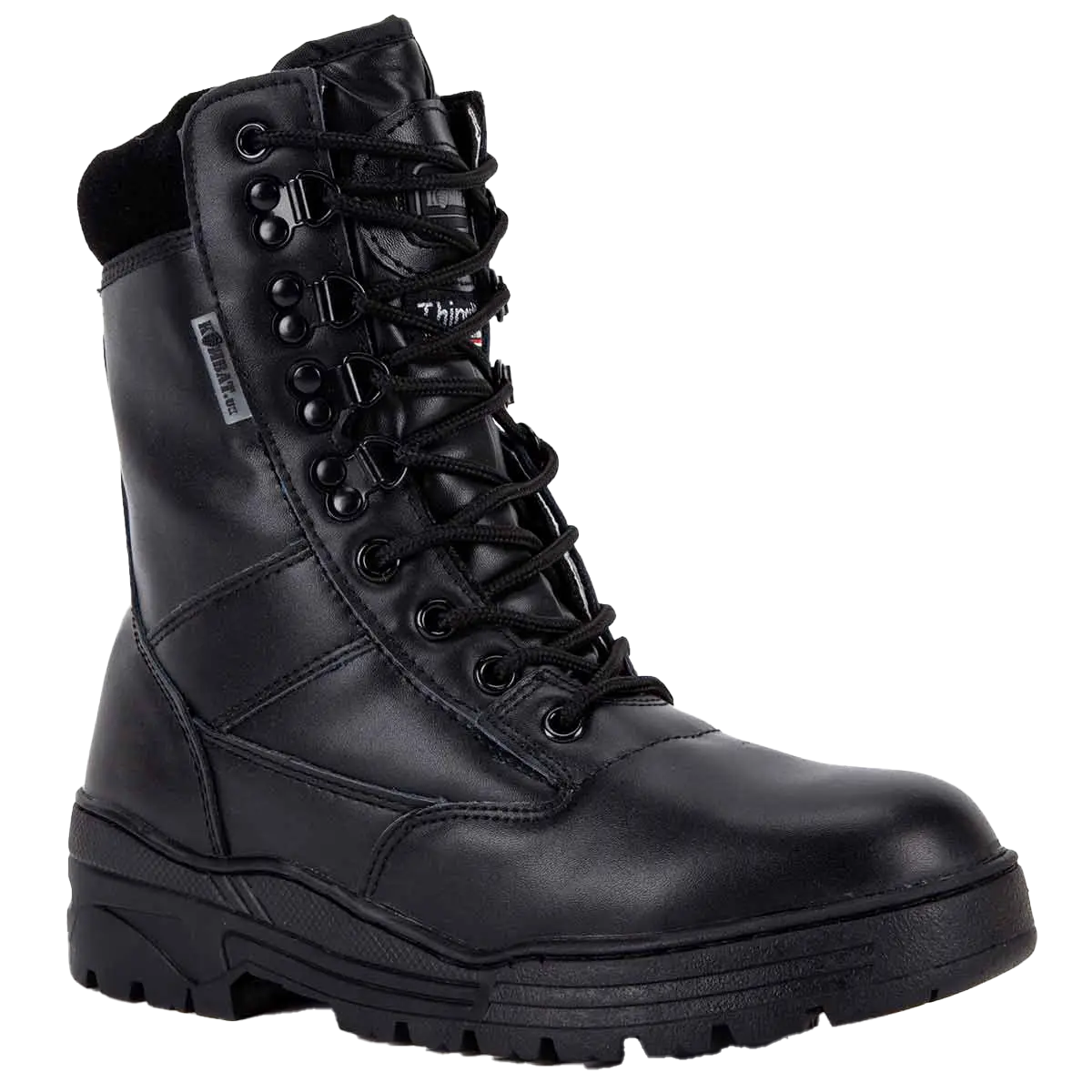 Kombat UK All Leather Patrol Boots Black - Image 2