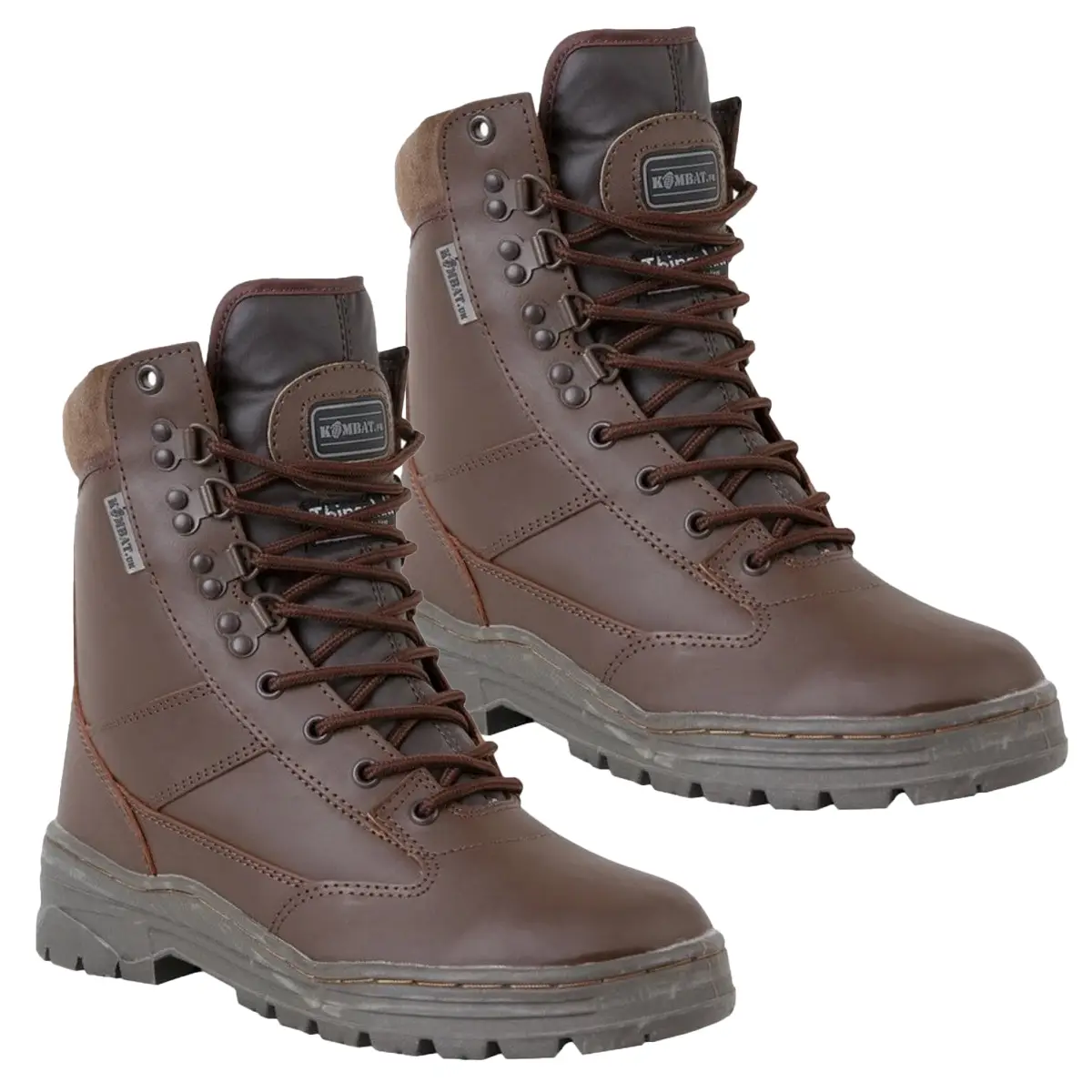 Kombat UK Leather Patrol Boots MoD Brown